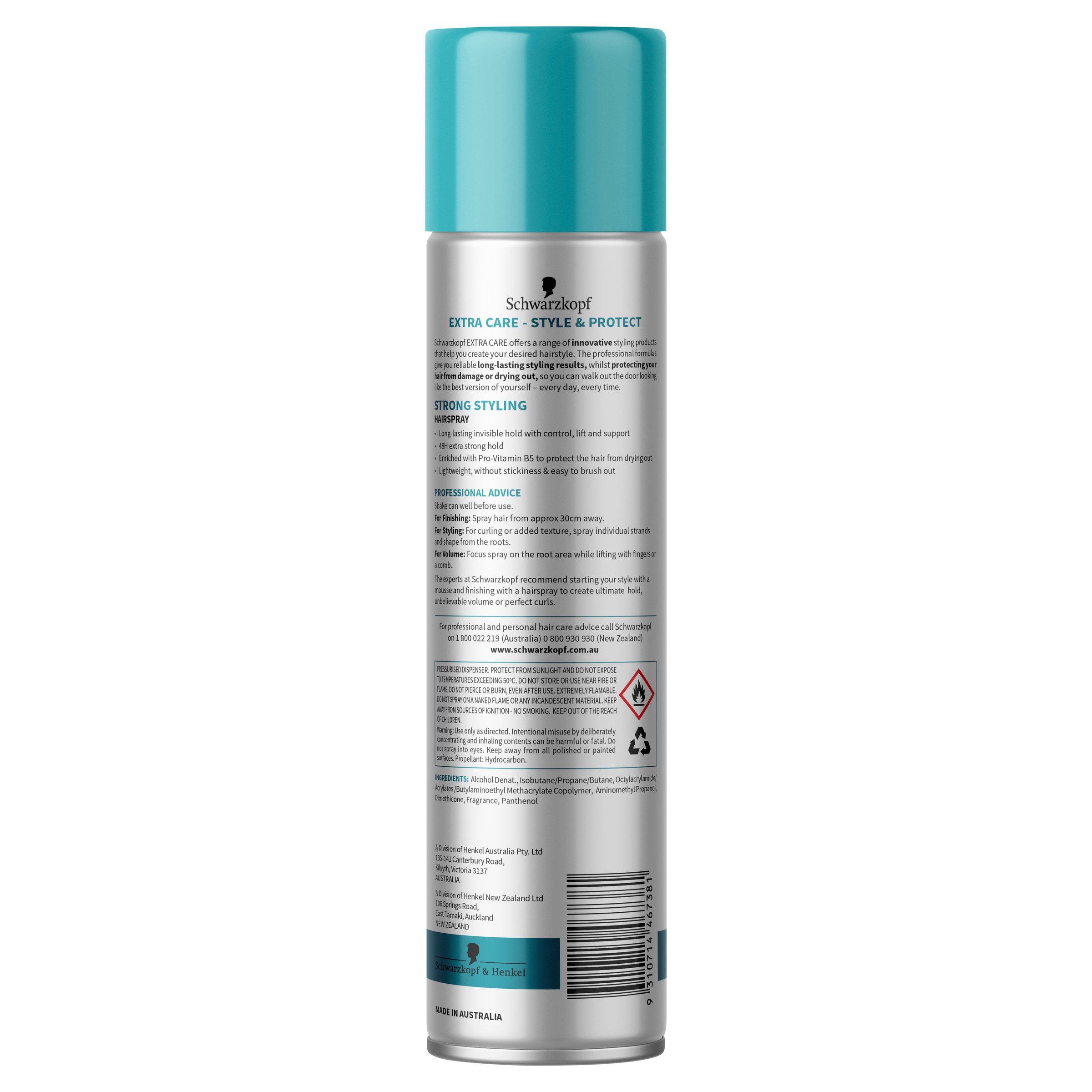 Schwarzkopf EC Hair Spray Strong Hold 400g - Image 2