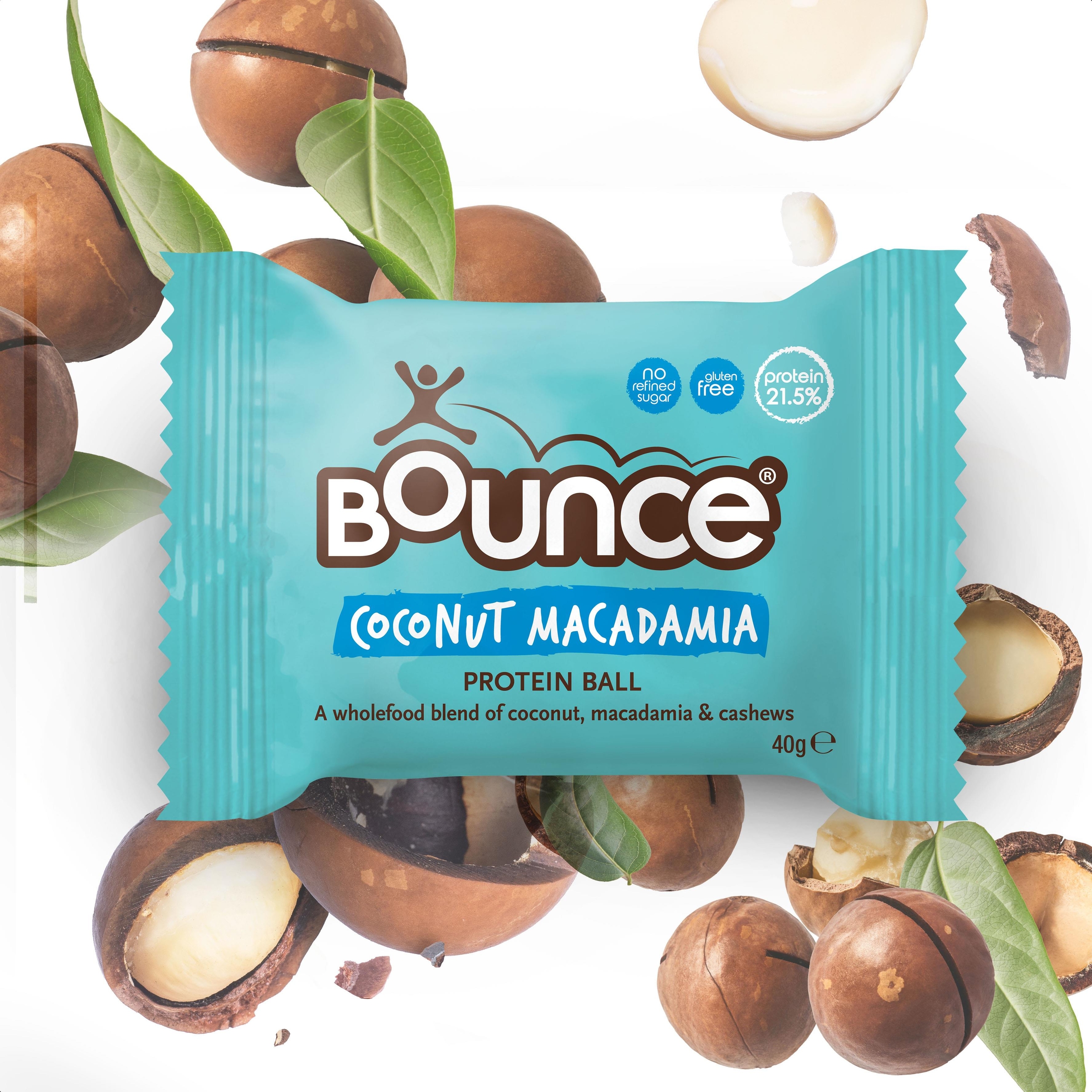 Bounce Natural Energy Ball Coconut Macadamia 40g - Image 6