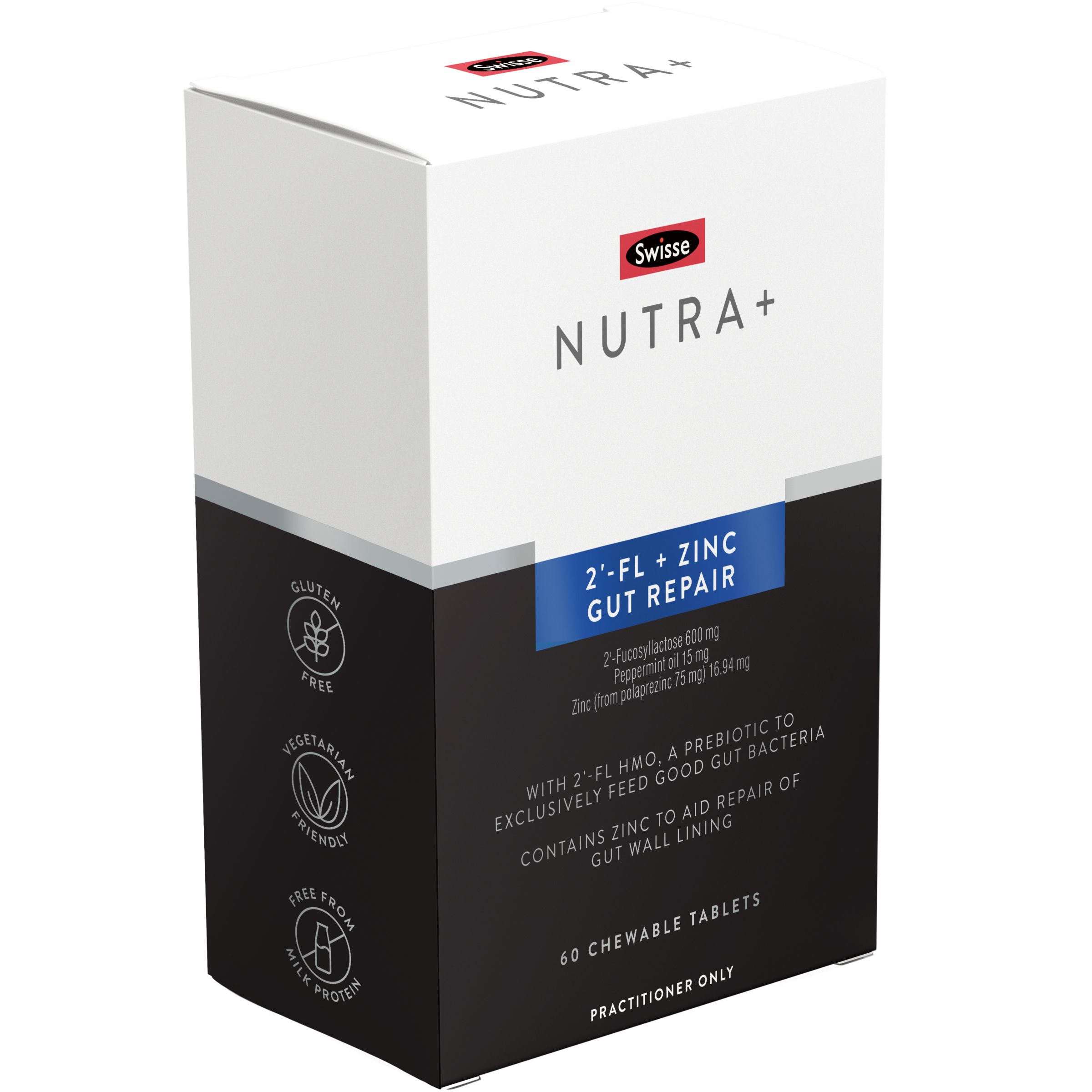 Swisse Nutra+ 2'-FL + Zinc Gut Repair 60 chewable tablets - Image 8