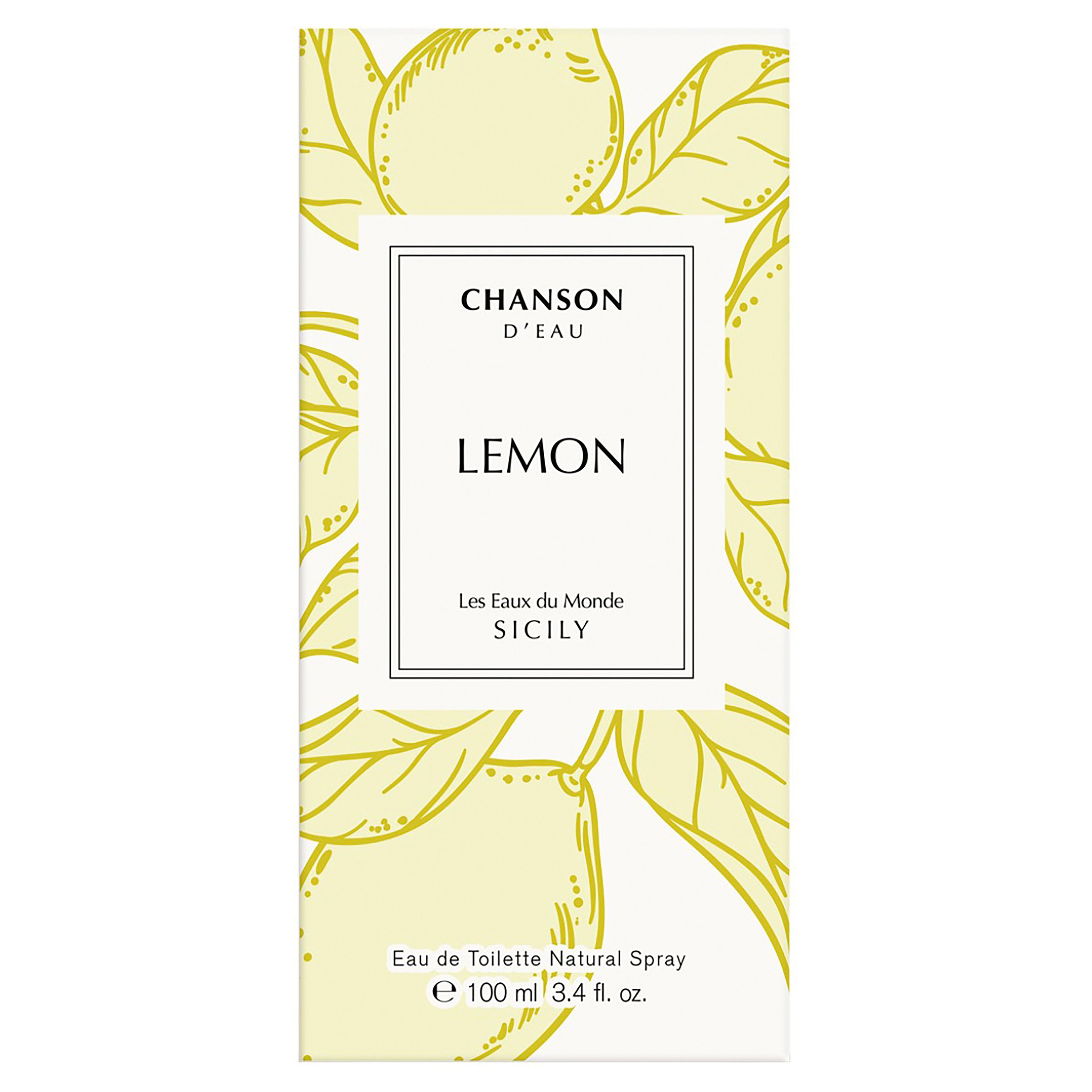 Chanson D'Eau Lemon Les Eaux du Monde Sicily EDT Spray 100ml - Image 1