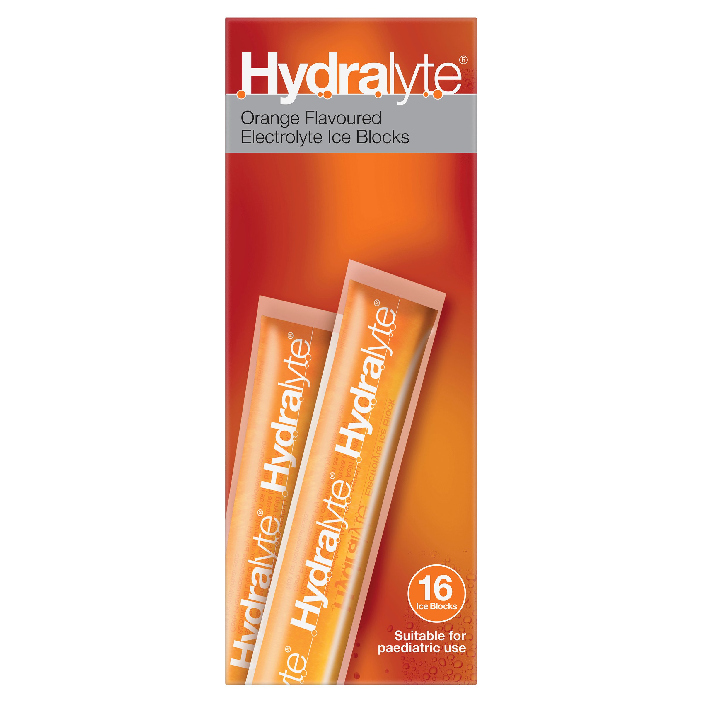 Hydralyte Ice Block Orange Flavoured 16 pack - Image 7