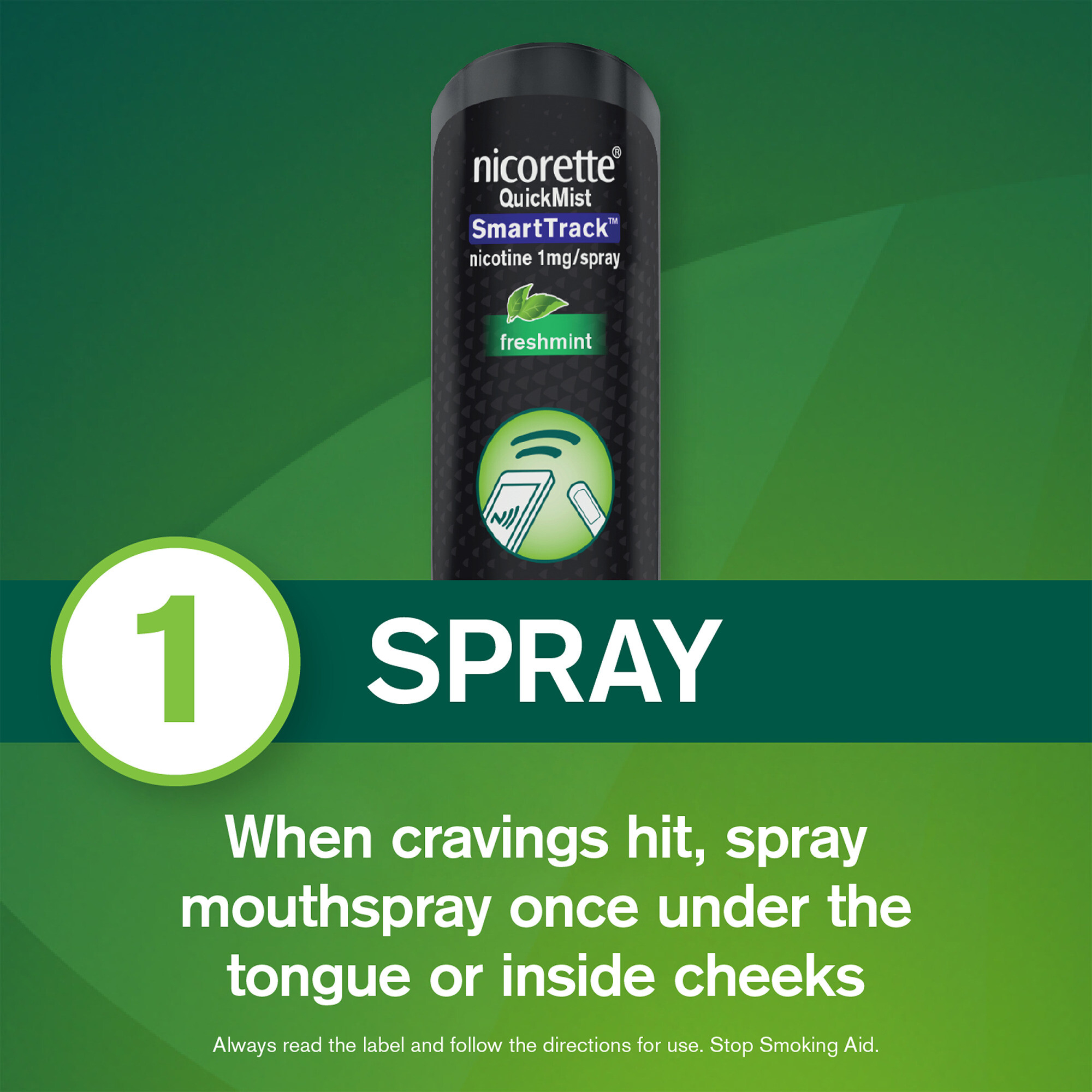 Nicorette Quick Mist Smart Track Duo 2 pack - Image 6