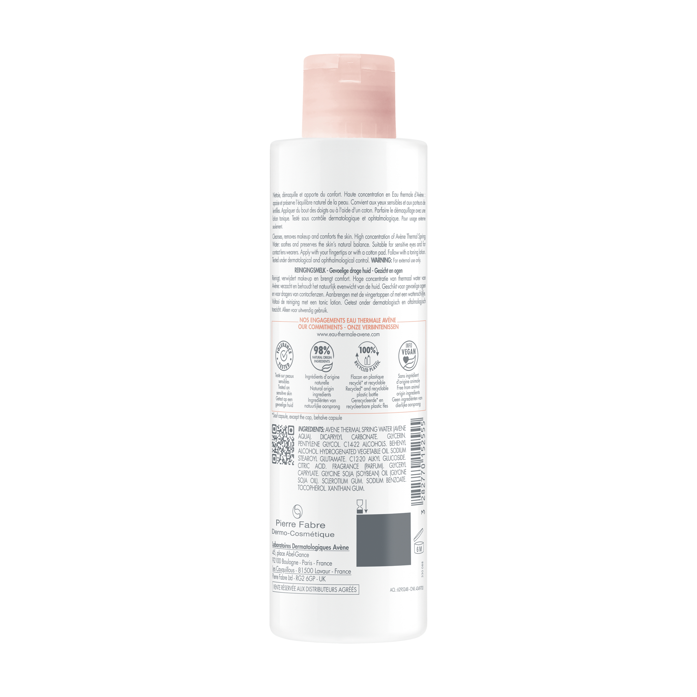 Avene Essential Care Milk Cleanser 200ml - Image 2
