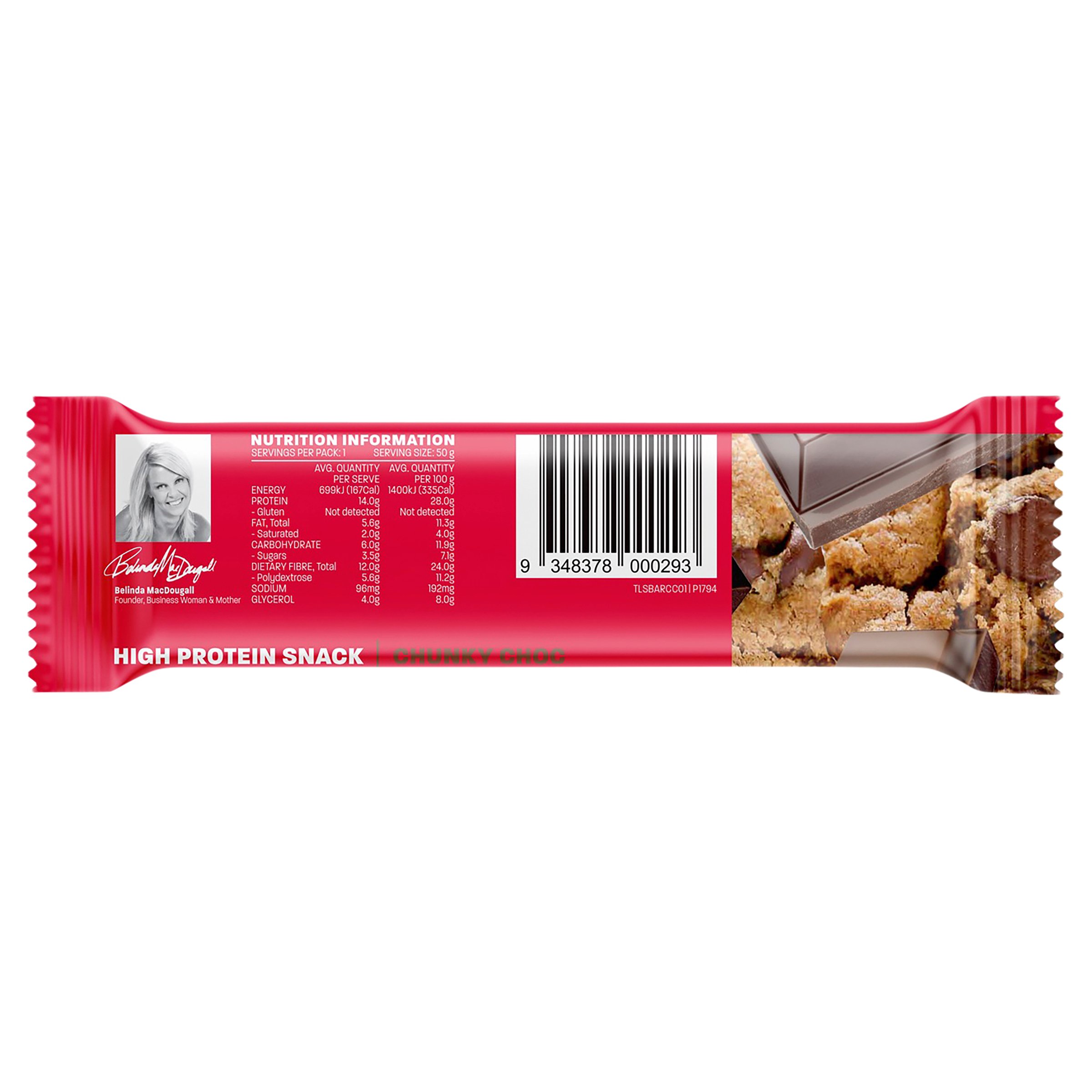 The Lady Bar Chunky Choc 50g - Image 2