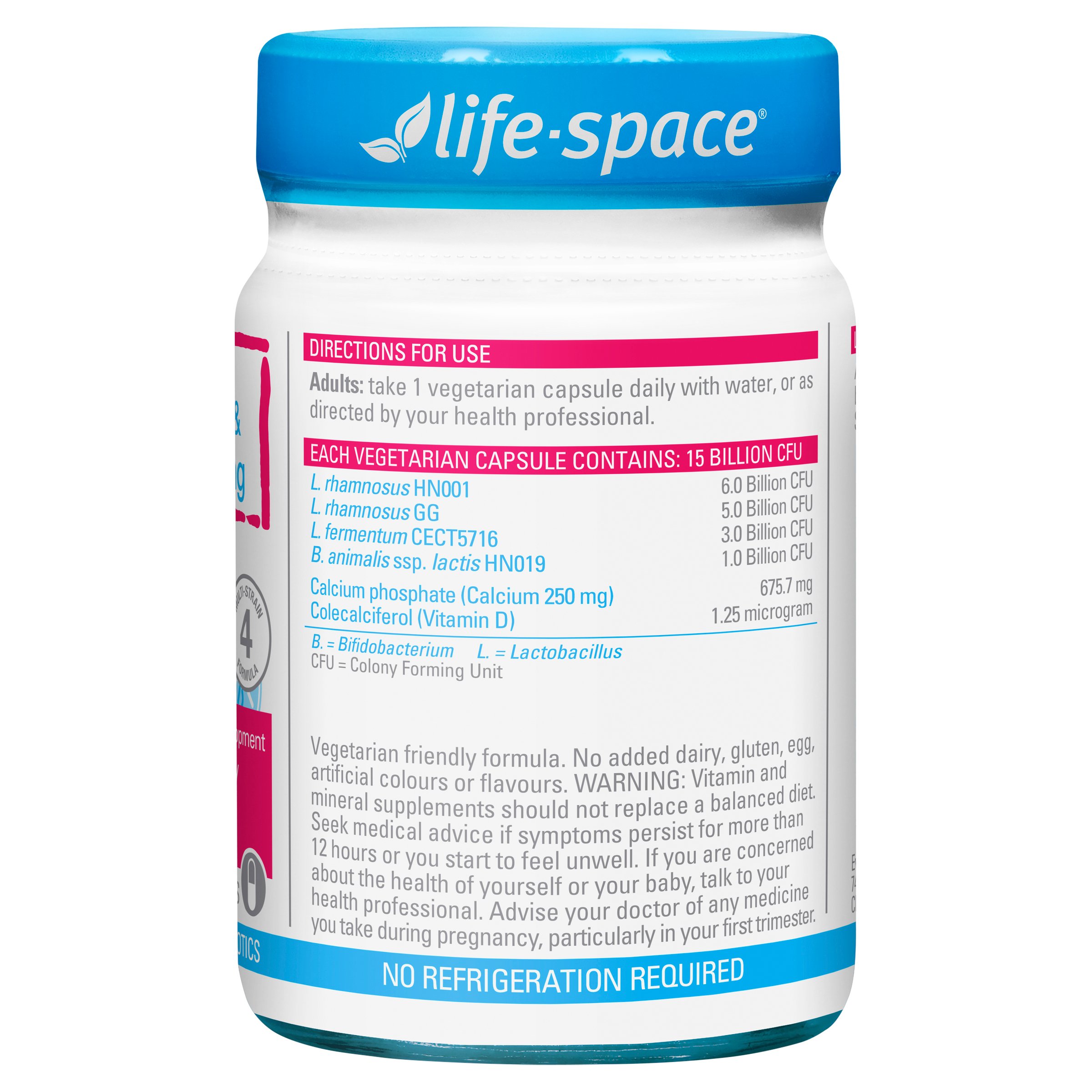 Life-Space Probiotic + Pregnancy & Breastfeeding 50 capsules - Image 3