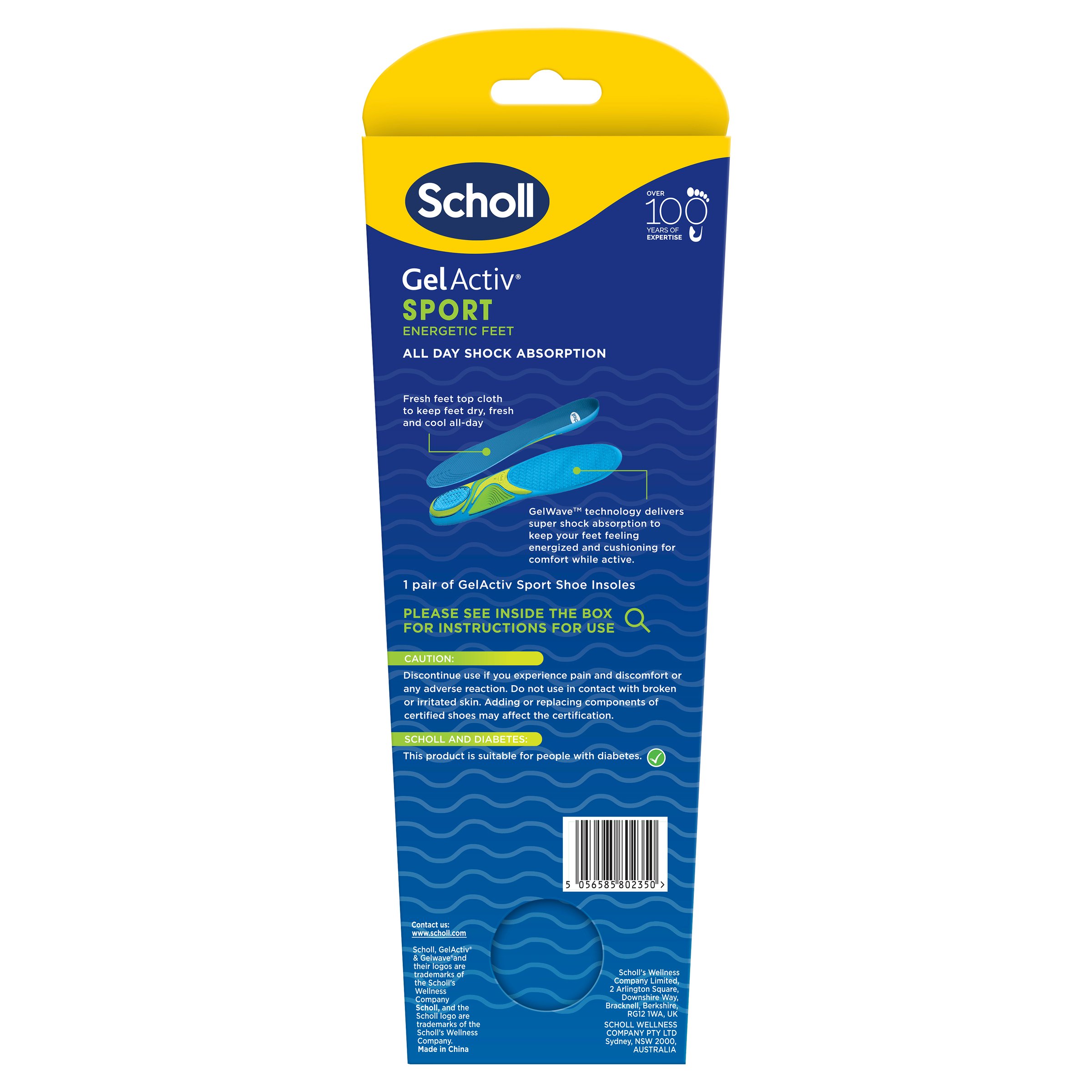 Dr.Scholl's Gel Activ Insole Sport Large 1 each - Image 2