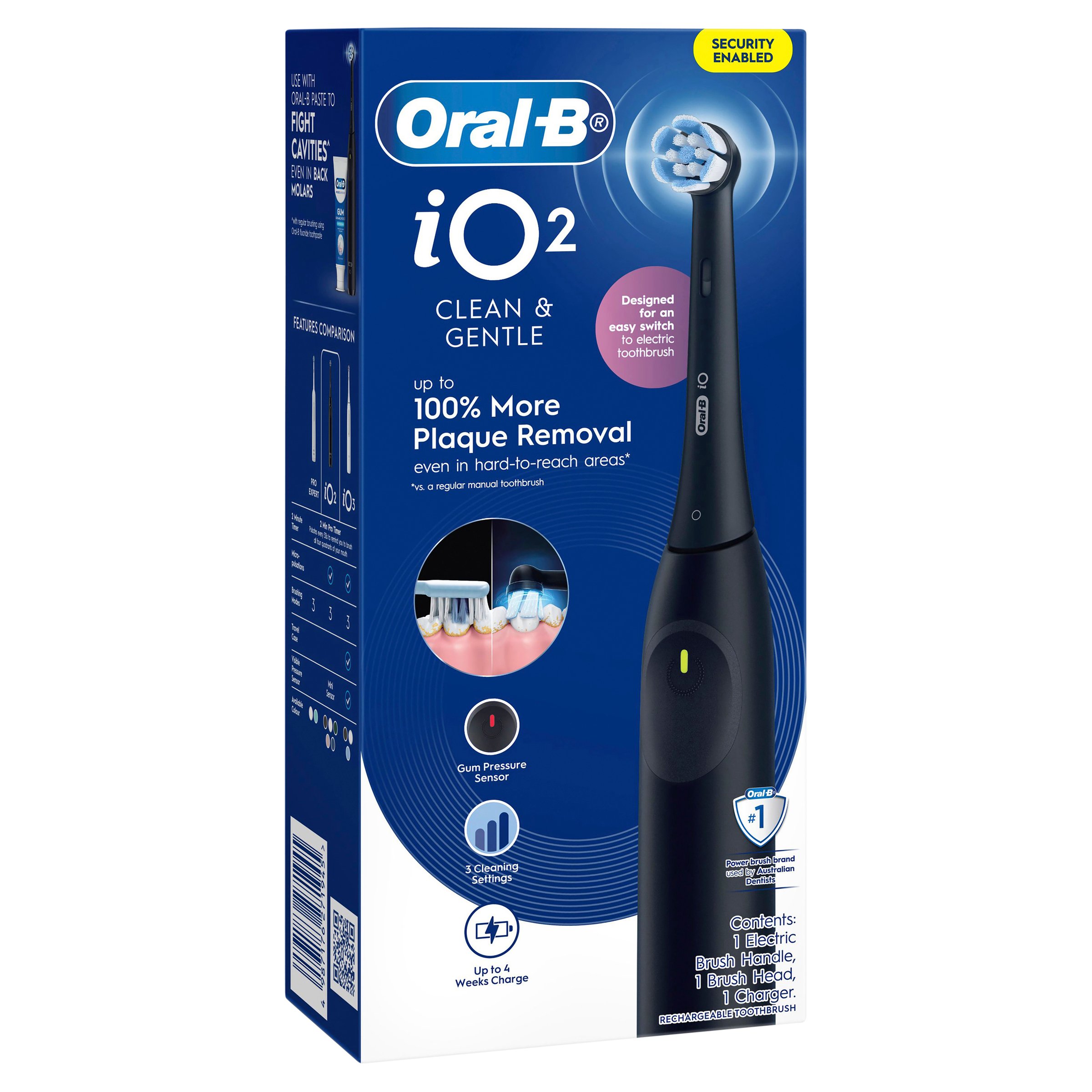 Oral-B iO2 Black Electric Toothbrush 1 pack - Image 15