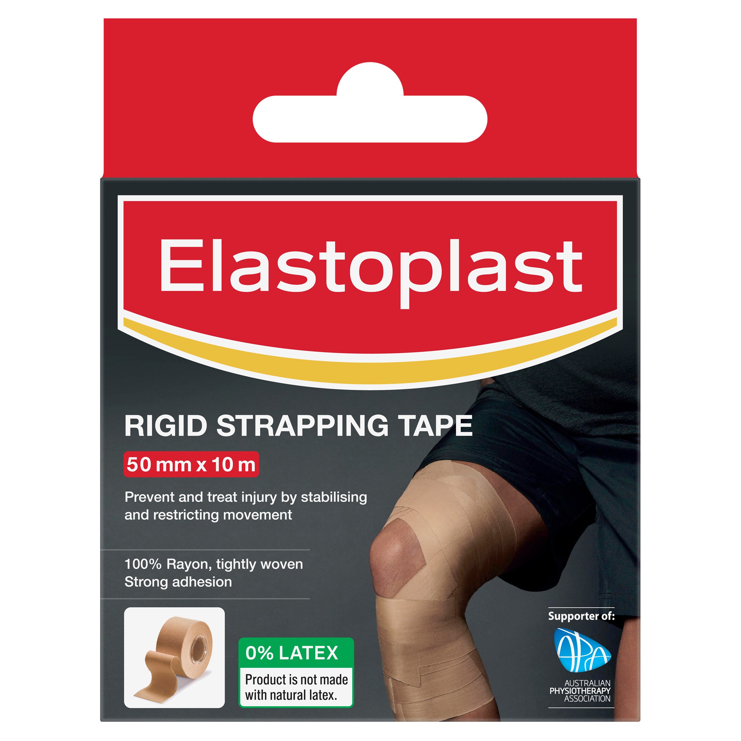 Elastoplast Rigid Strapping Tape 50mm x 10m - 1 roll - Image 1