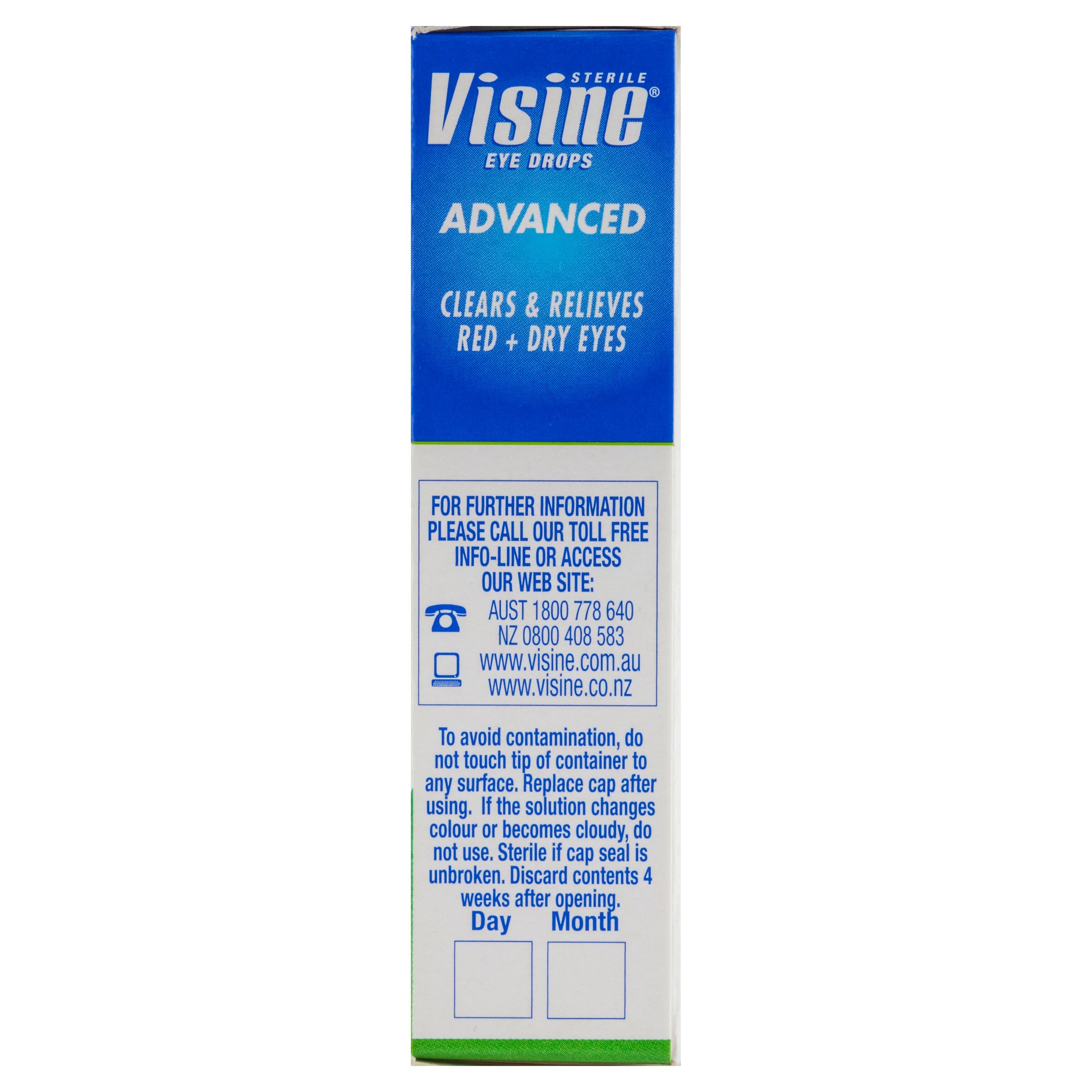 Visine Advanced Relief Eye Drops 15ml - Image 4