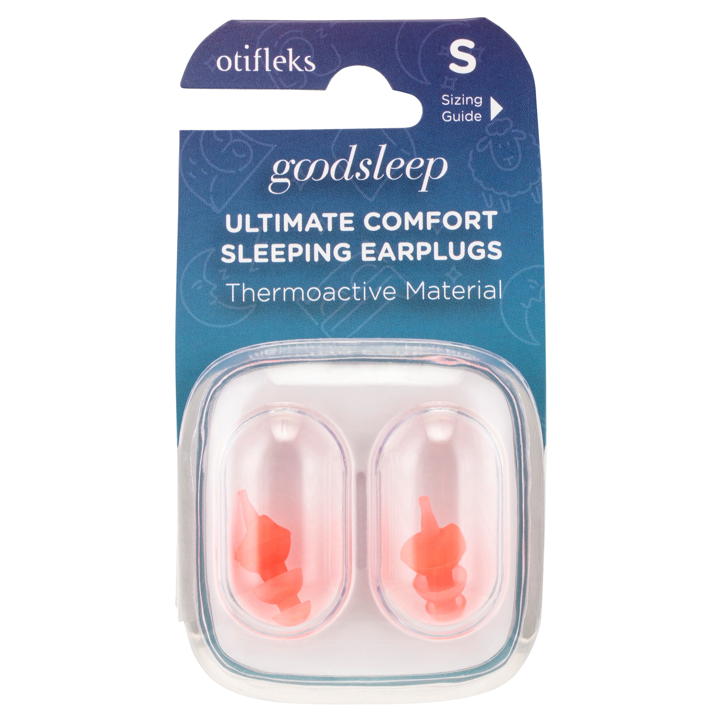 Otifleks Invisible Good Sleep Earplugs Small 1 pair - Image 1