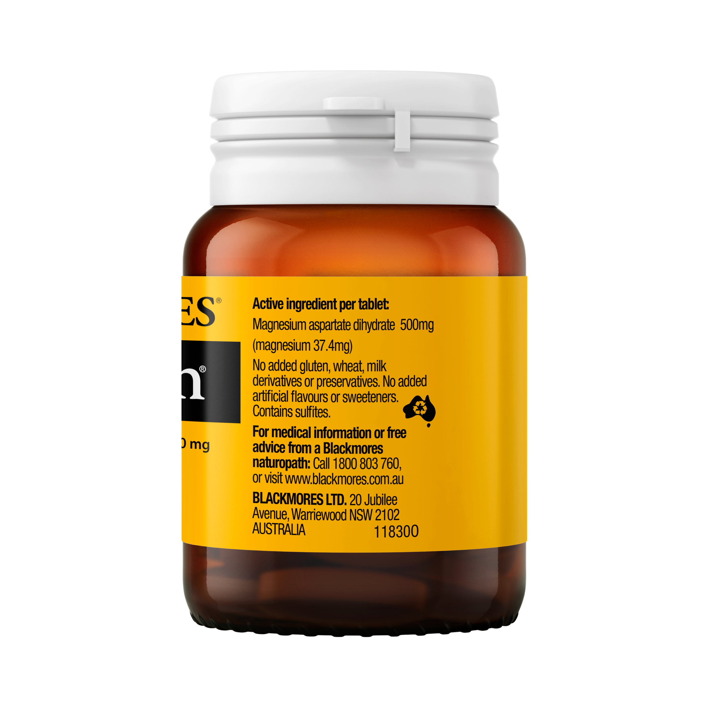 Blackmores MagMin 500mg - 50 tablets - Image 3