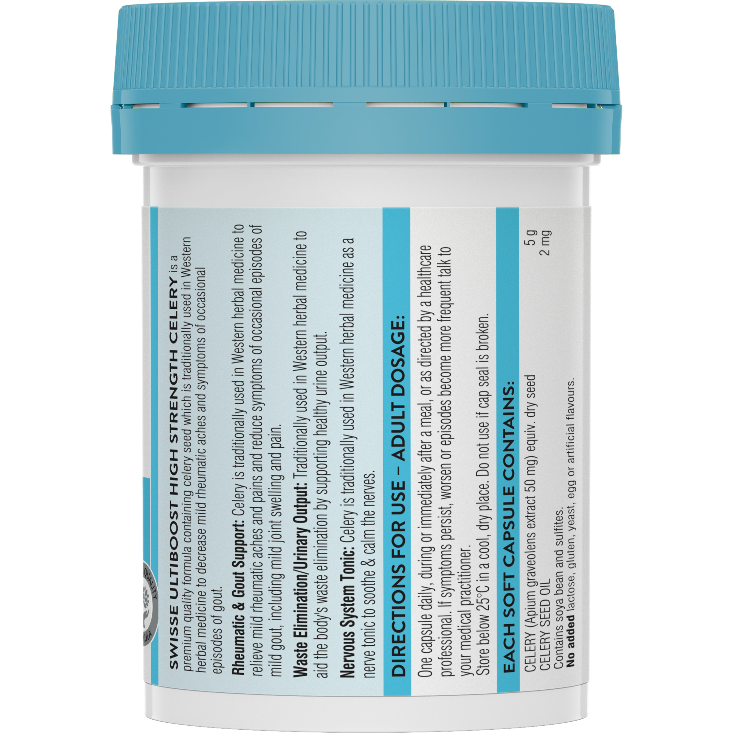 Swisse Ultiboost High Strength Celery 50 capsules - Image 2