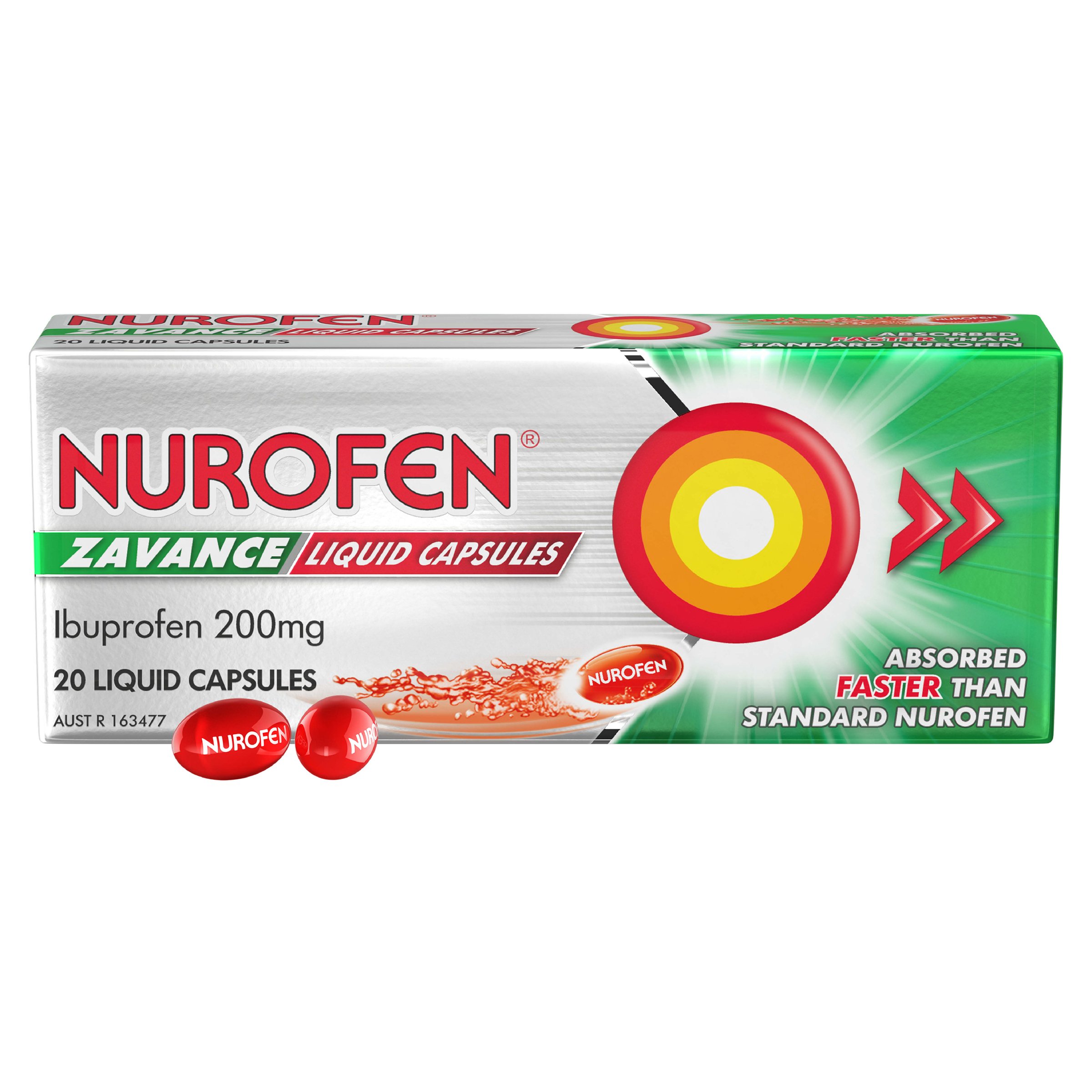Nurofen Zavance 200mg - 20 liquid capsules - Image 11