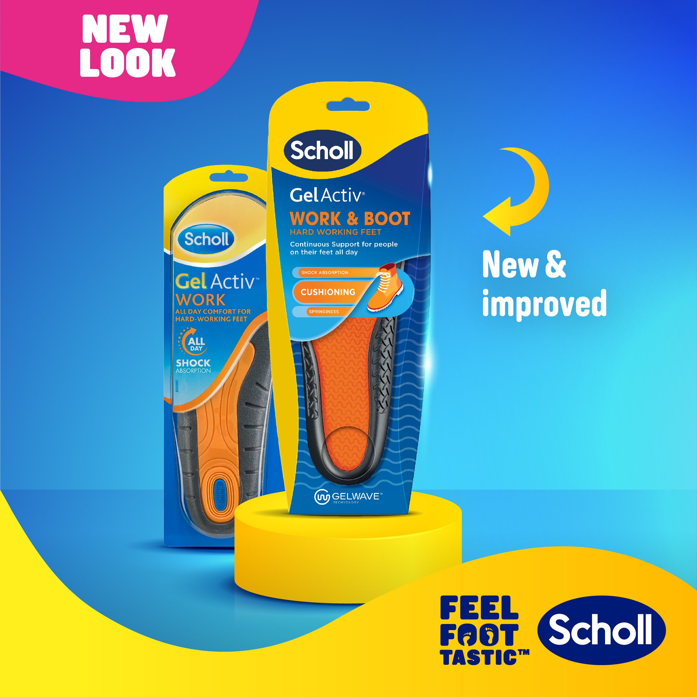 Dr.Scholl's Gel Activ Insole Work & Boot Large 1 each - Image 7
