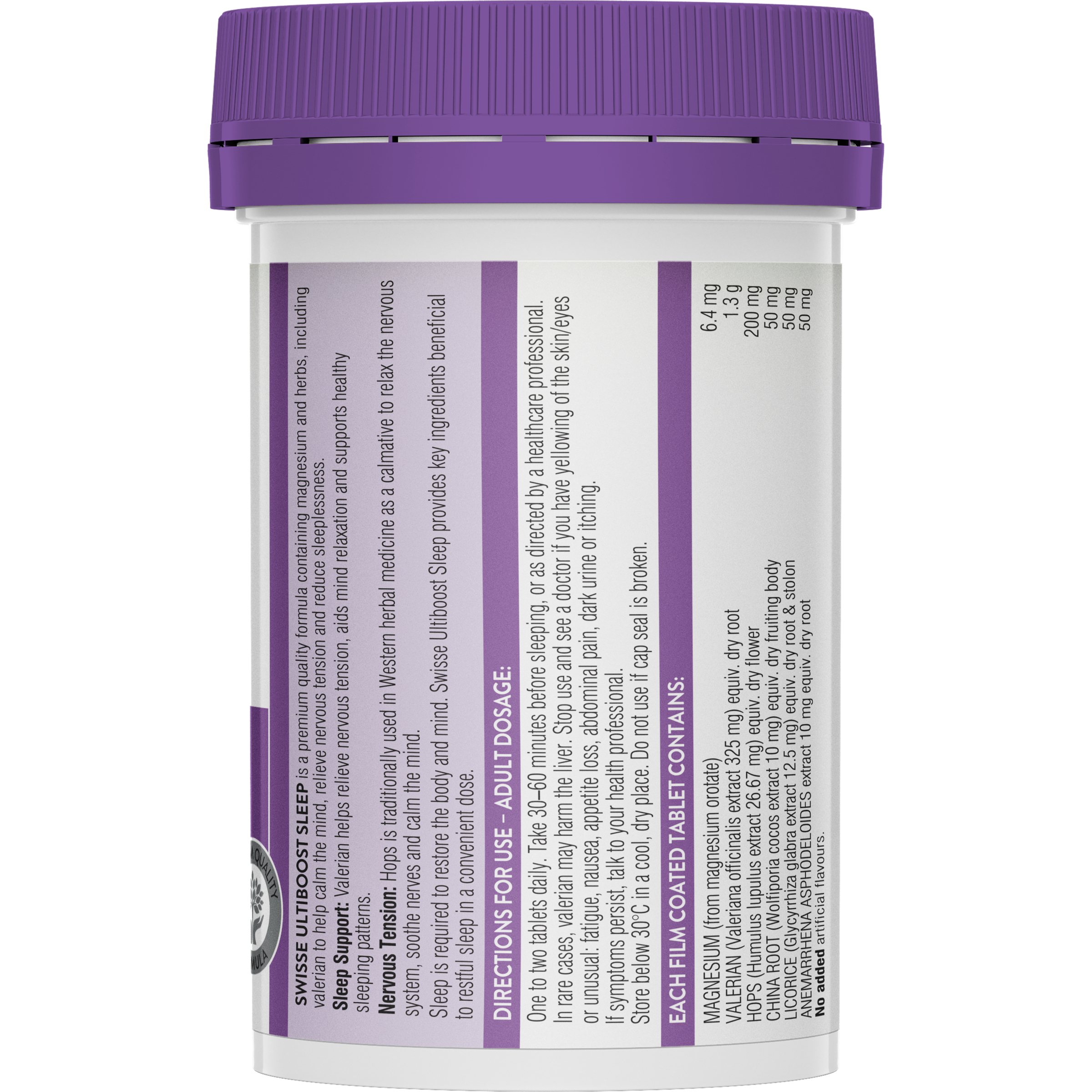 Swisse Ultiboost Sleep 60 tablets - Image 2