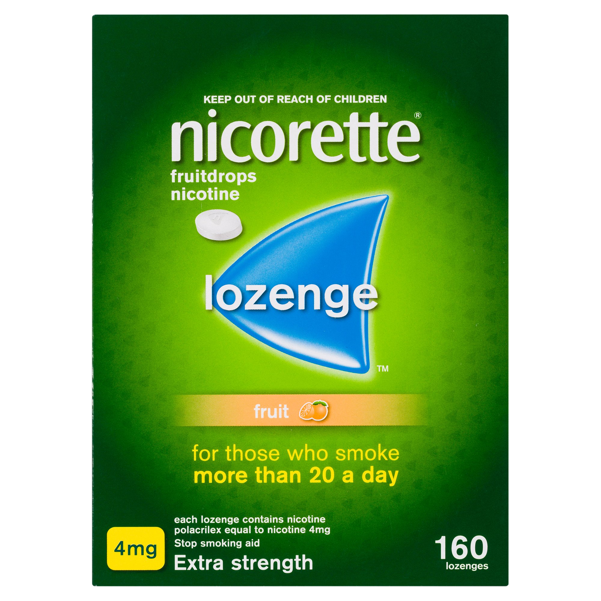Nicorette Cooldrops Fresh Fruit 4mg - 160 lozenges - Image 4