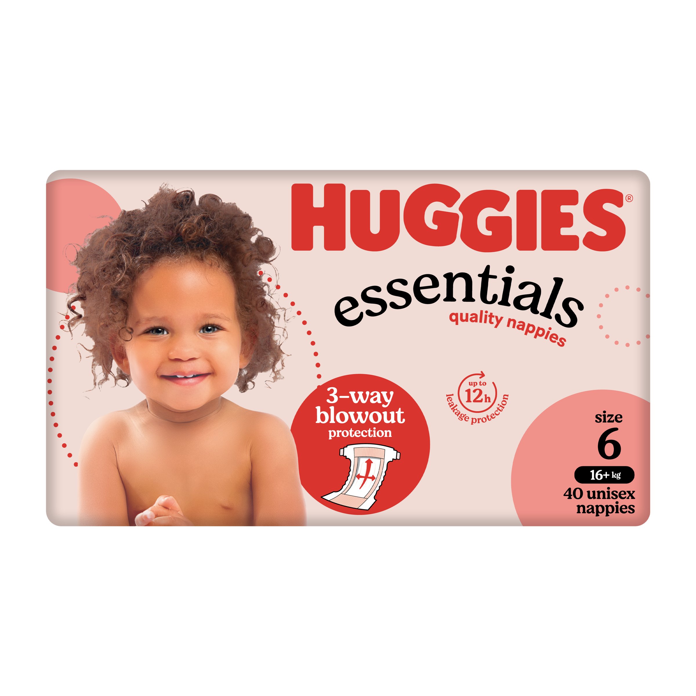 Huggies Nappies Essentials Junior 40 pack - Image 2
