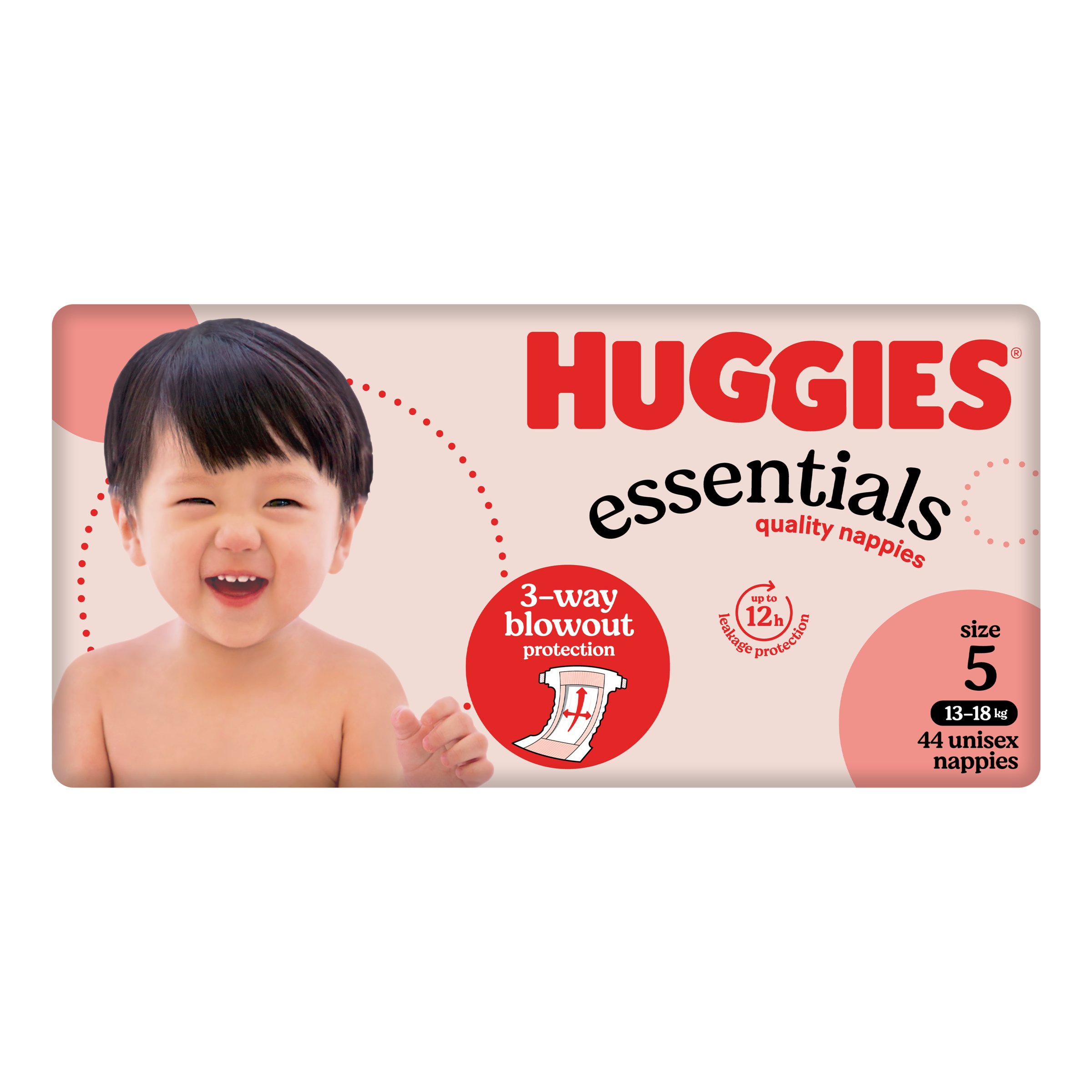 Huggies Nappies Essentials Walker 44 pack - Image 2