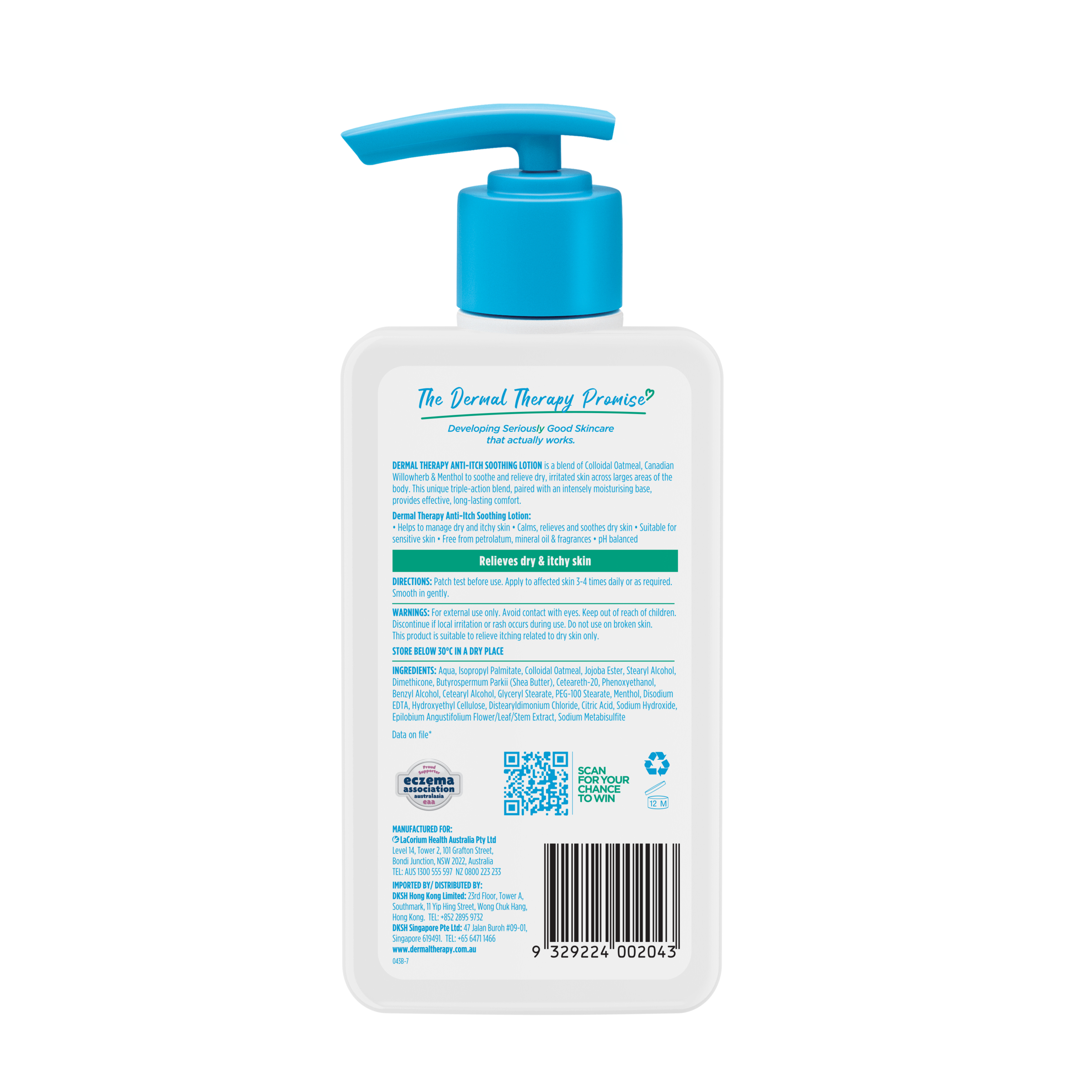 Dermal Therapy Anti Itch Soothing Lotion 250ml - Image 2