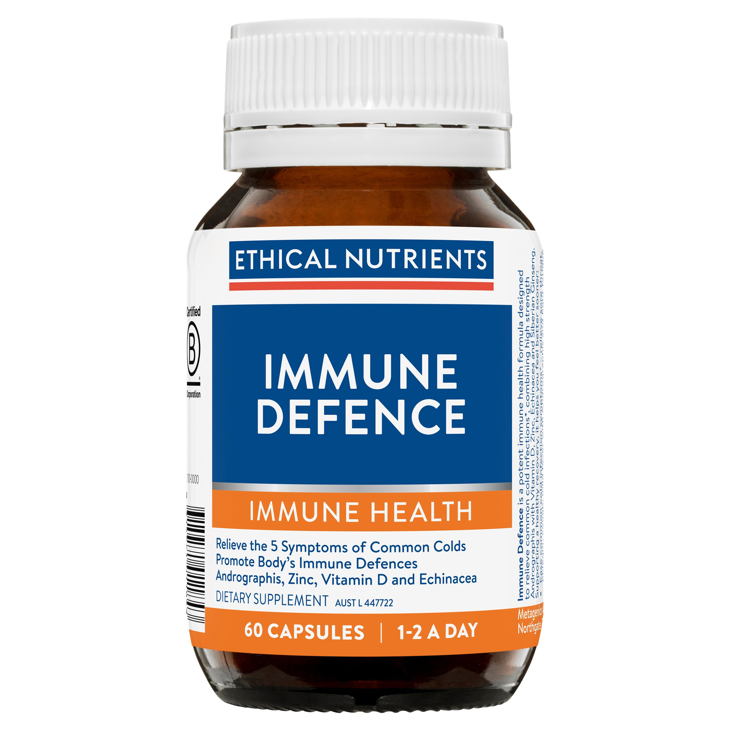 Ethical Nutrients Immune Defence 60 capsules - Image 1