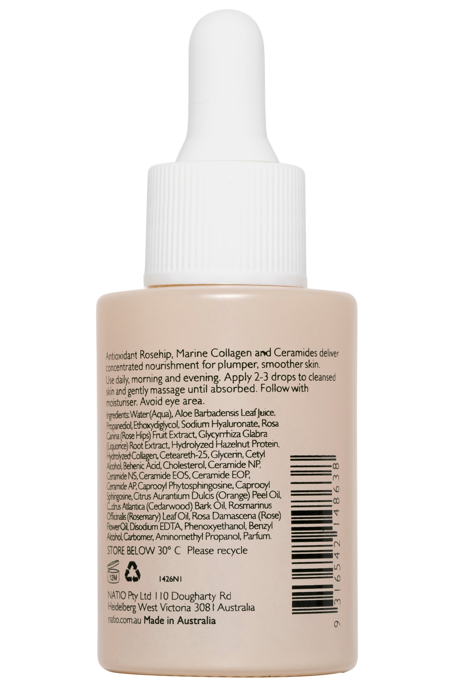 Natio Ageless Plumping Renewal Serum 30ml - Image 3