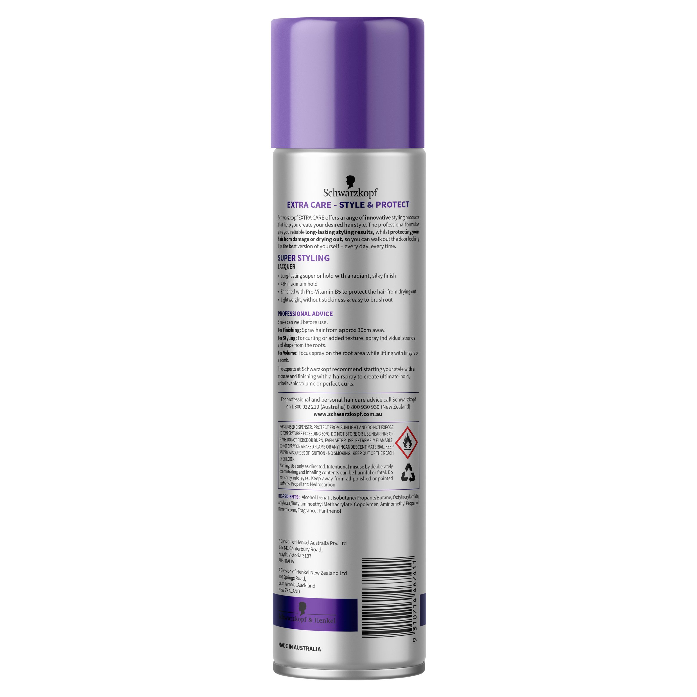 Schwarzkopf EC Super Styling Lacquer 400g - Image 2