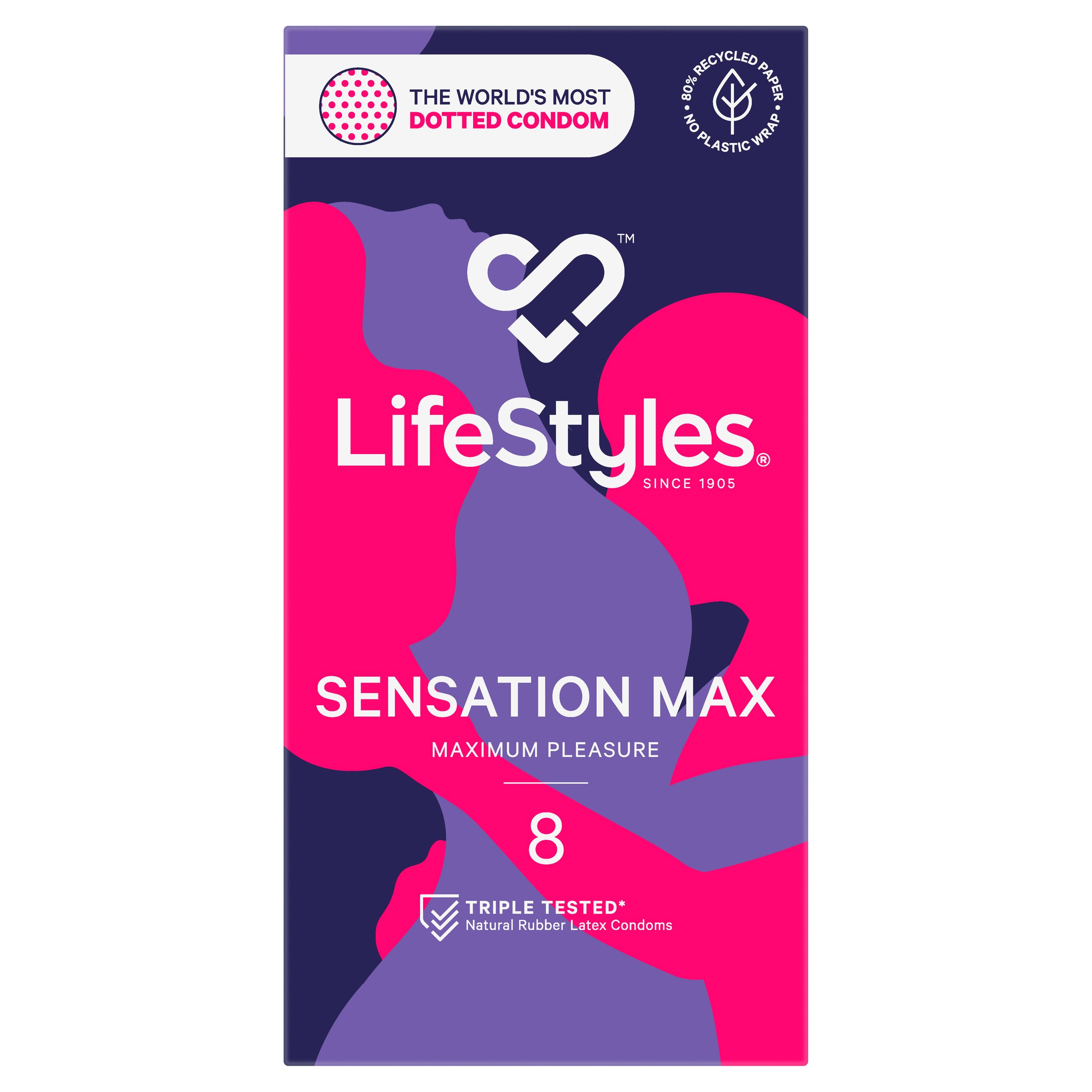 LifeStyles Sensation Max 8 pack - Image 1