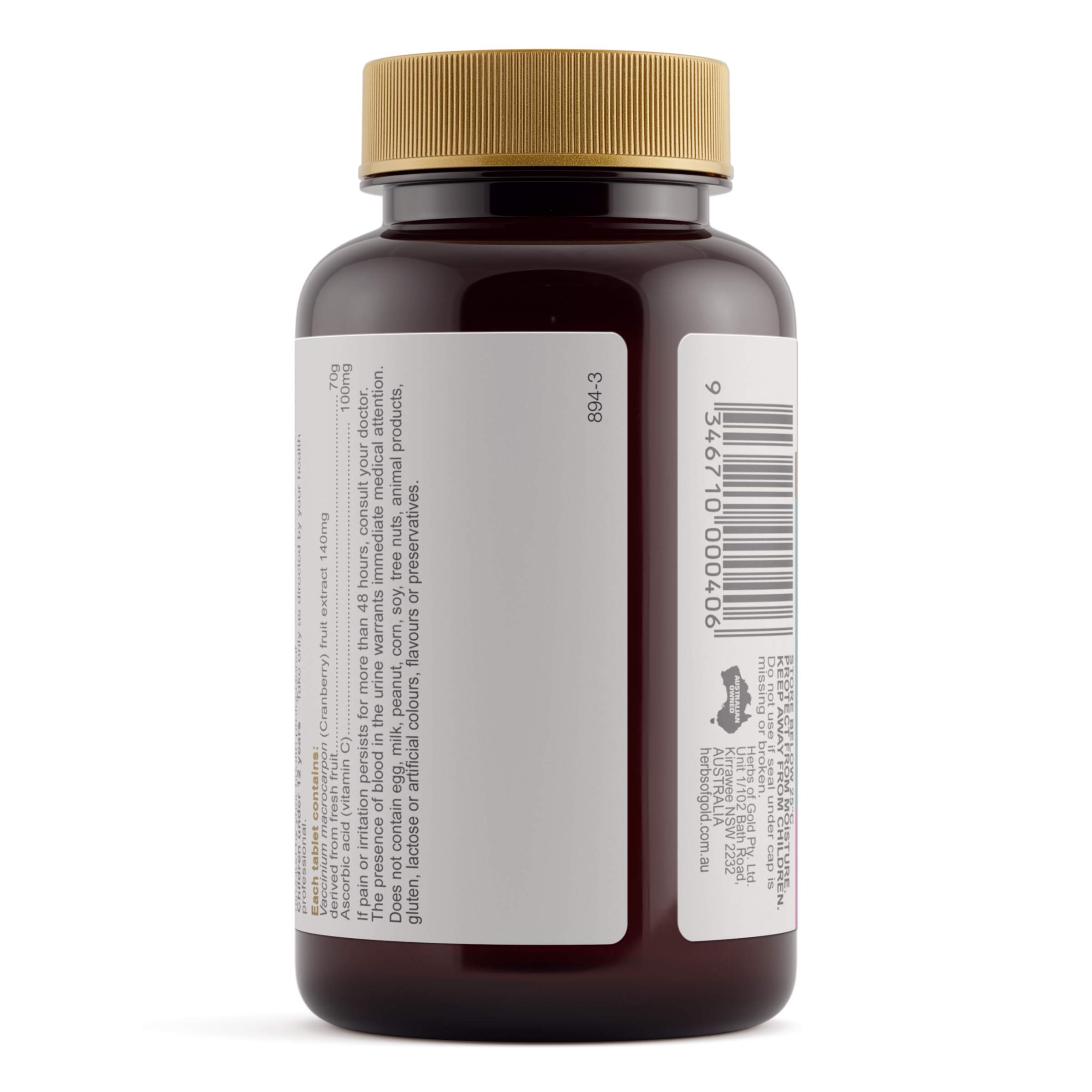 Herbs of Gold Cranberry 70000 - 50 tablets - Image 3