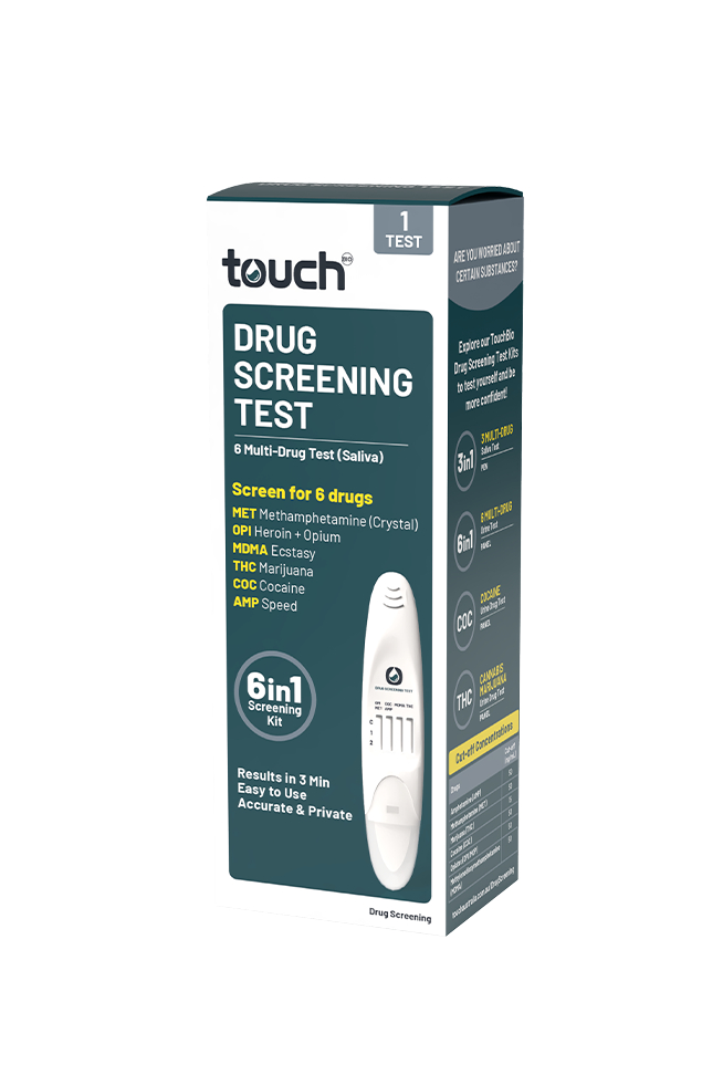 TouchBio 6 Multi-Drug Test (Saliva) Pen 1 pack - Image 2