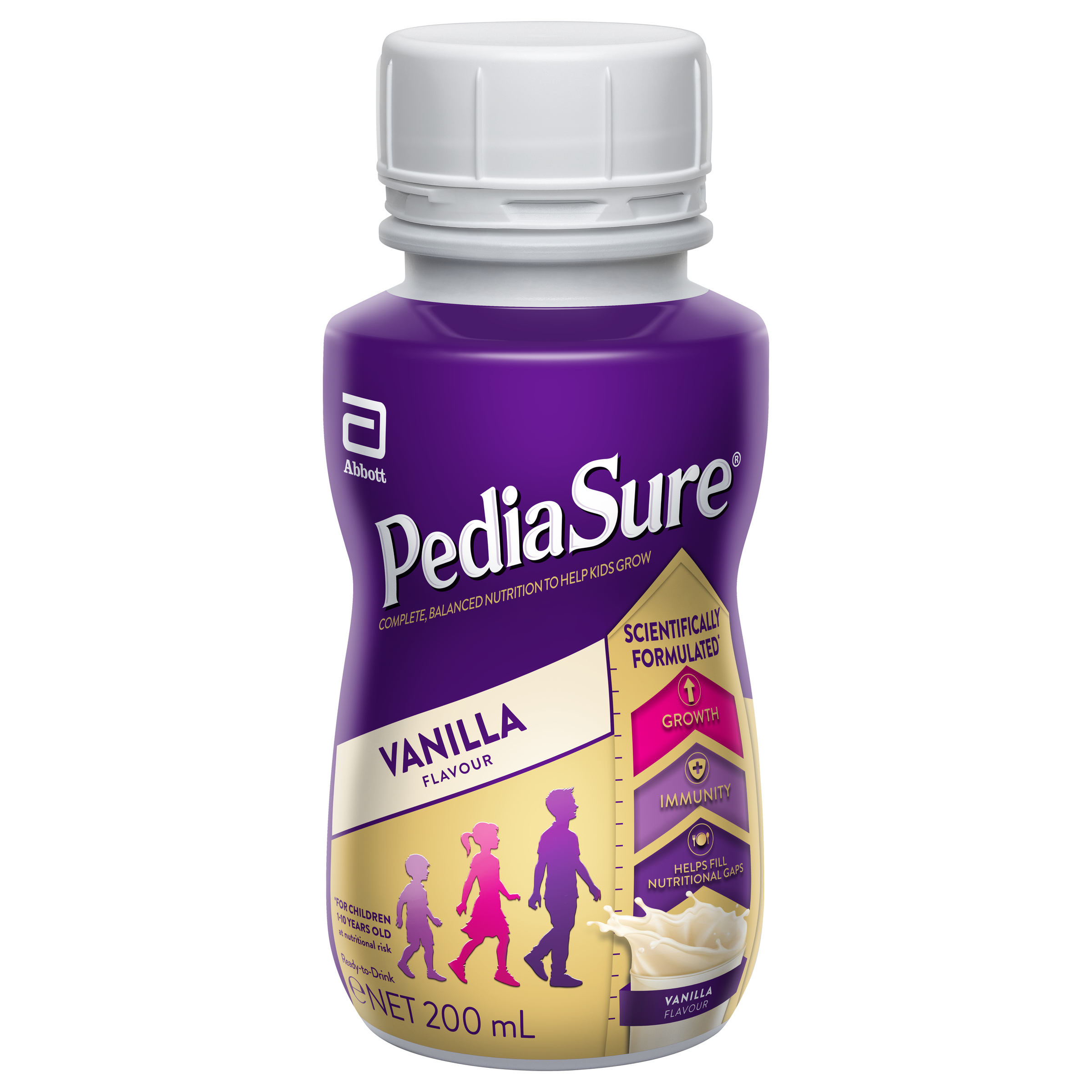 PediaSure Ready To Drink Bottle Vanilla 200ml - Image 1