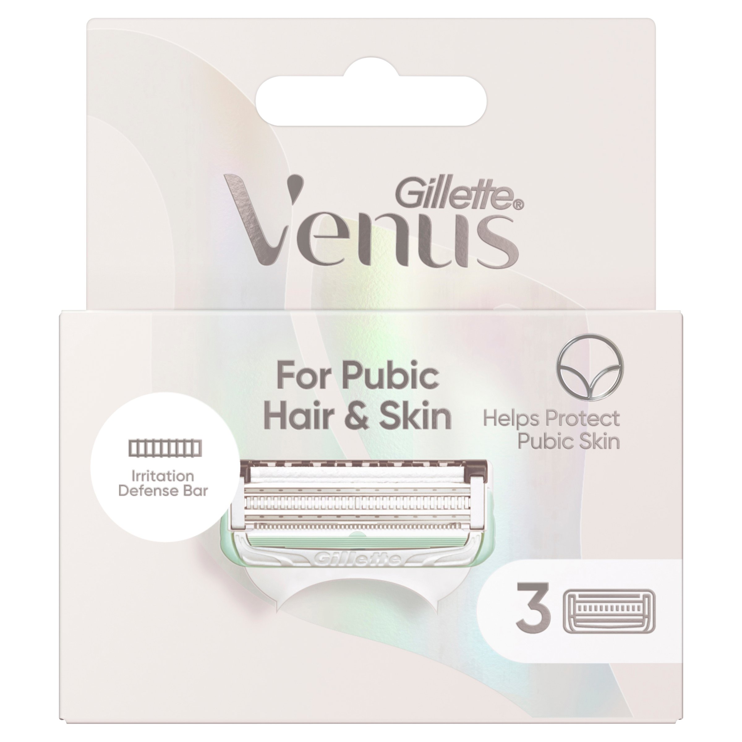Gillette Venus Women's Bikini Razor Blades For Pubic Hair & Skin 3 pack - Image 3