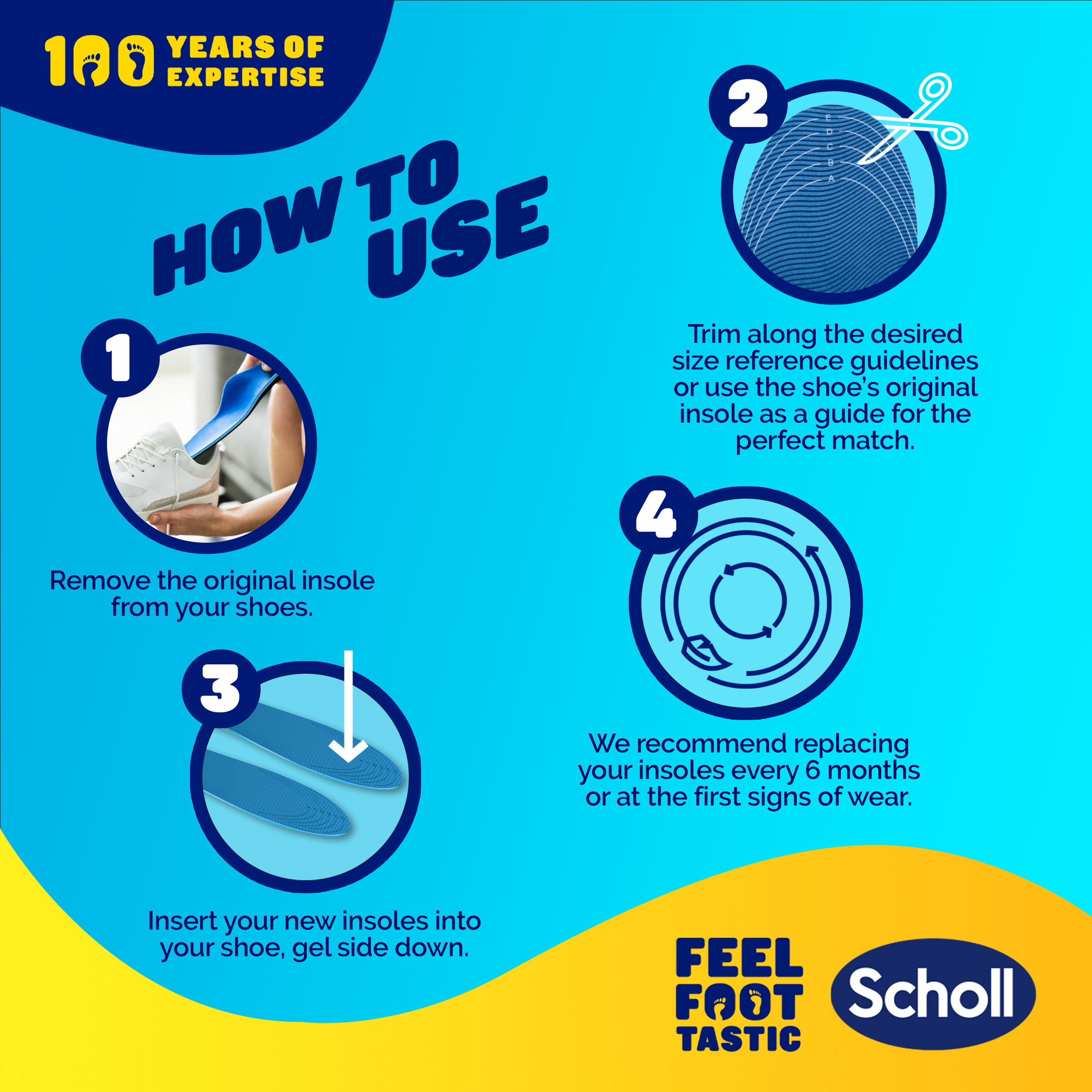 Dr.Scholl's Gel Activ Insole Sport Small 1 each - Image 5