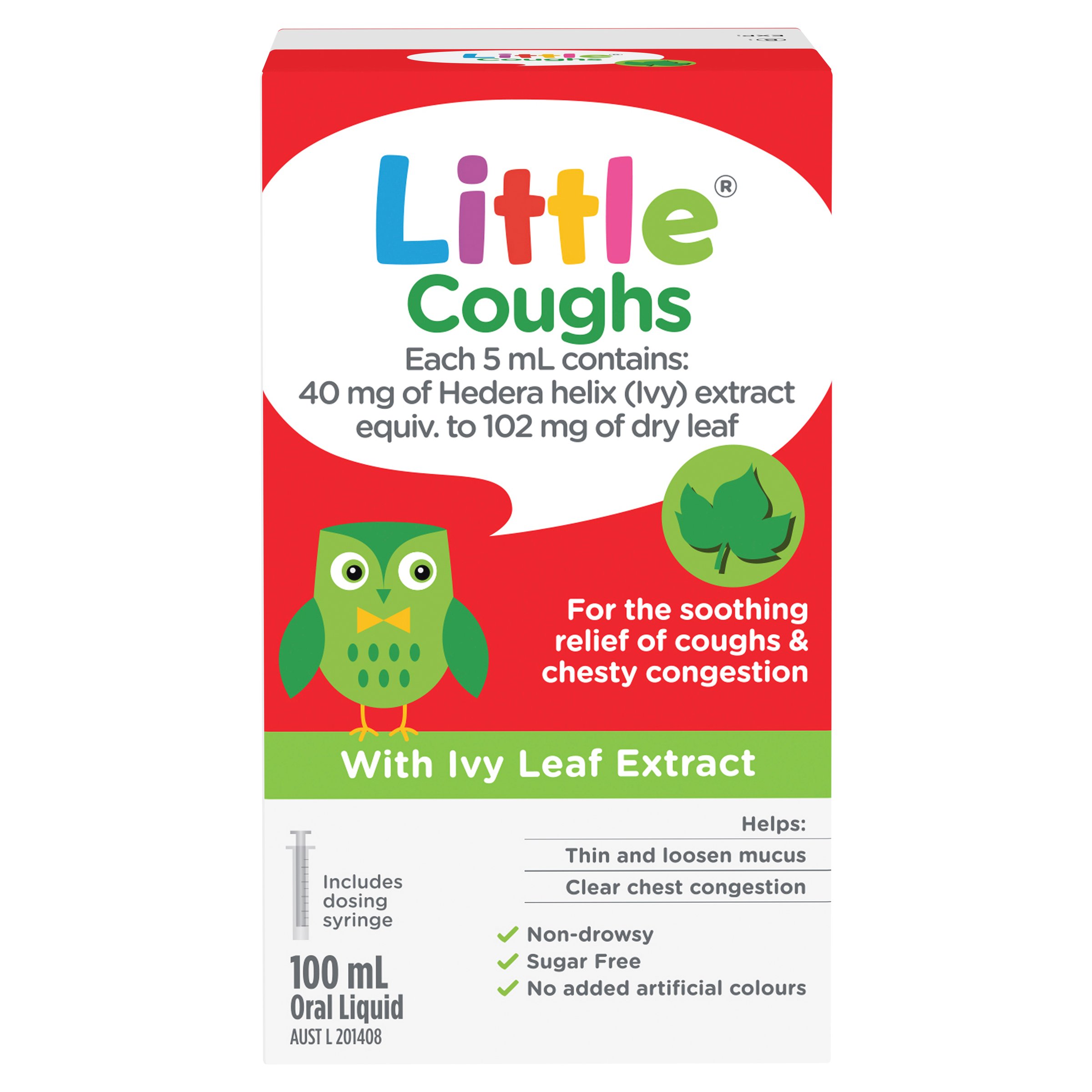 Little Coughs for Coughs & Chesty Congestion Relief 100ml - Image 1
