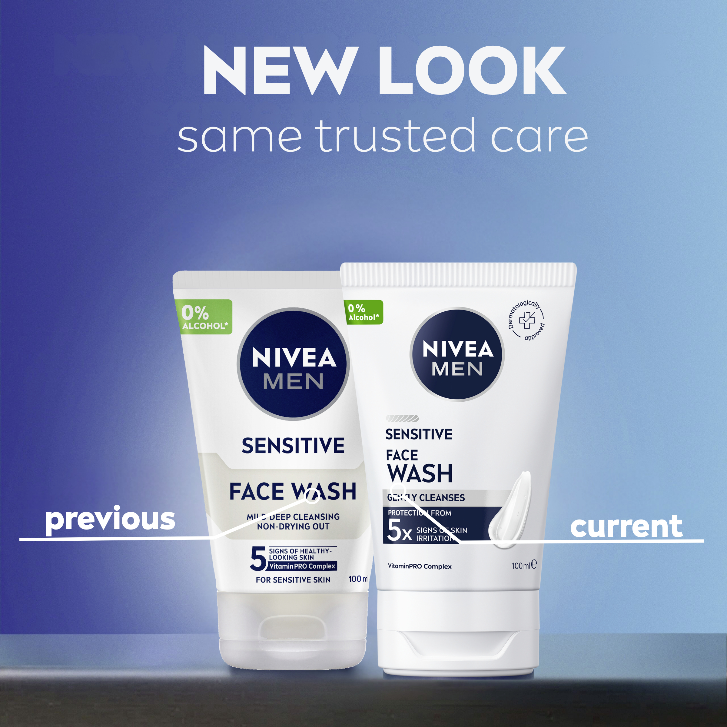 Nivea For Men Sensitive Face Wash 100ml - Image 4