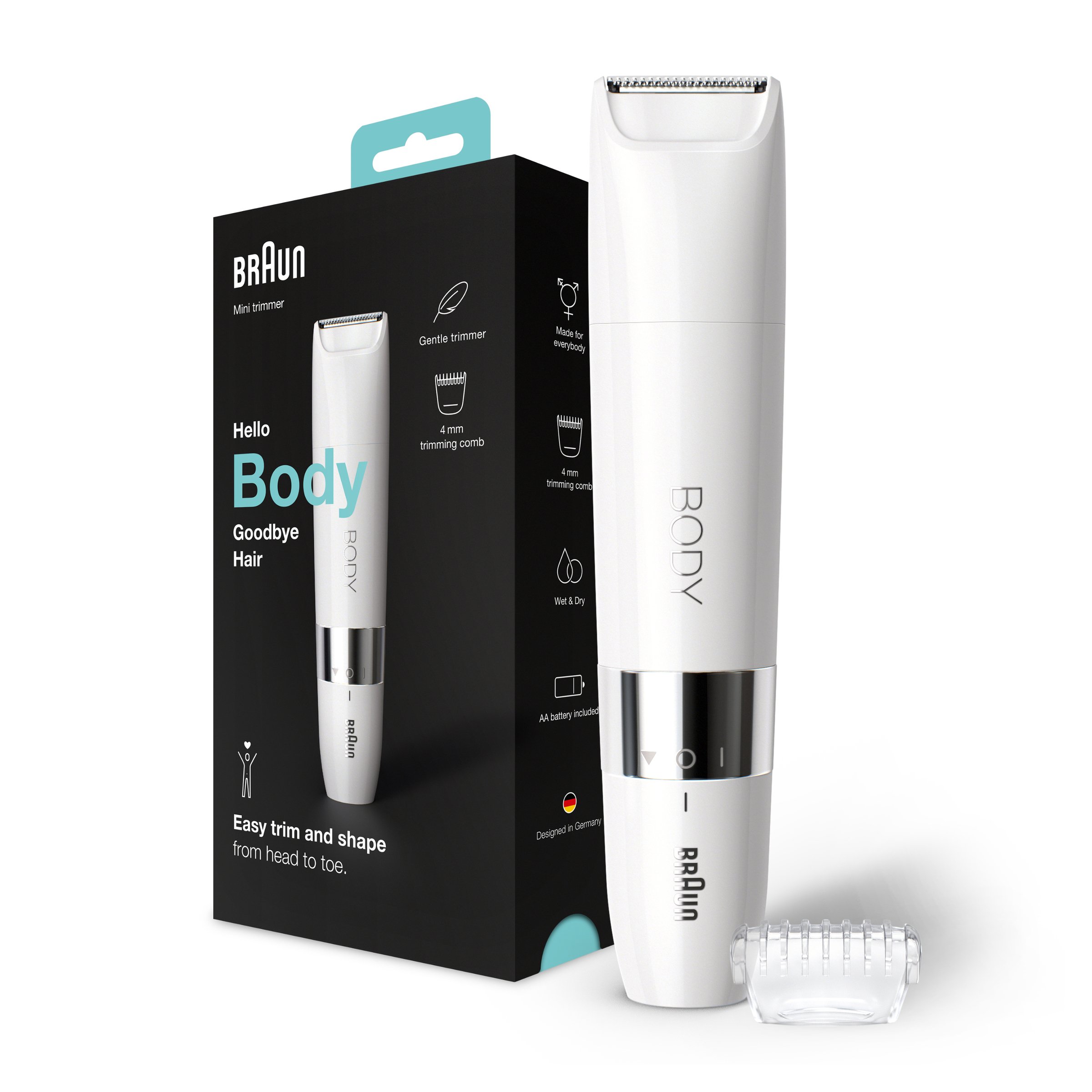 Braun Body Mini Trimmer BS1000 - 1 unit - Image 4