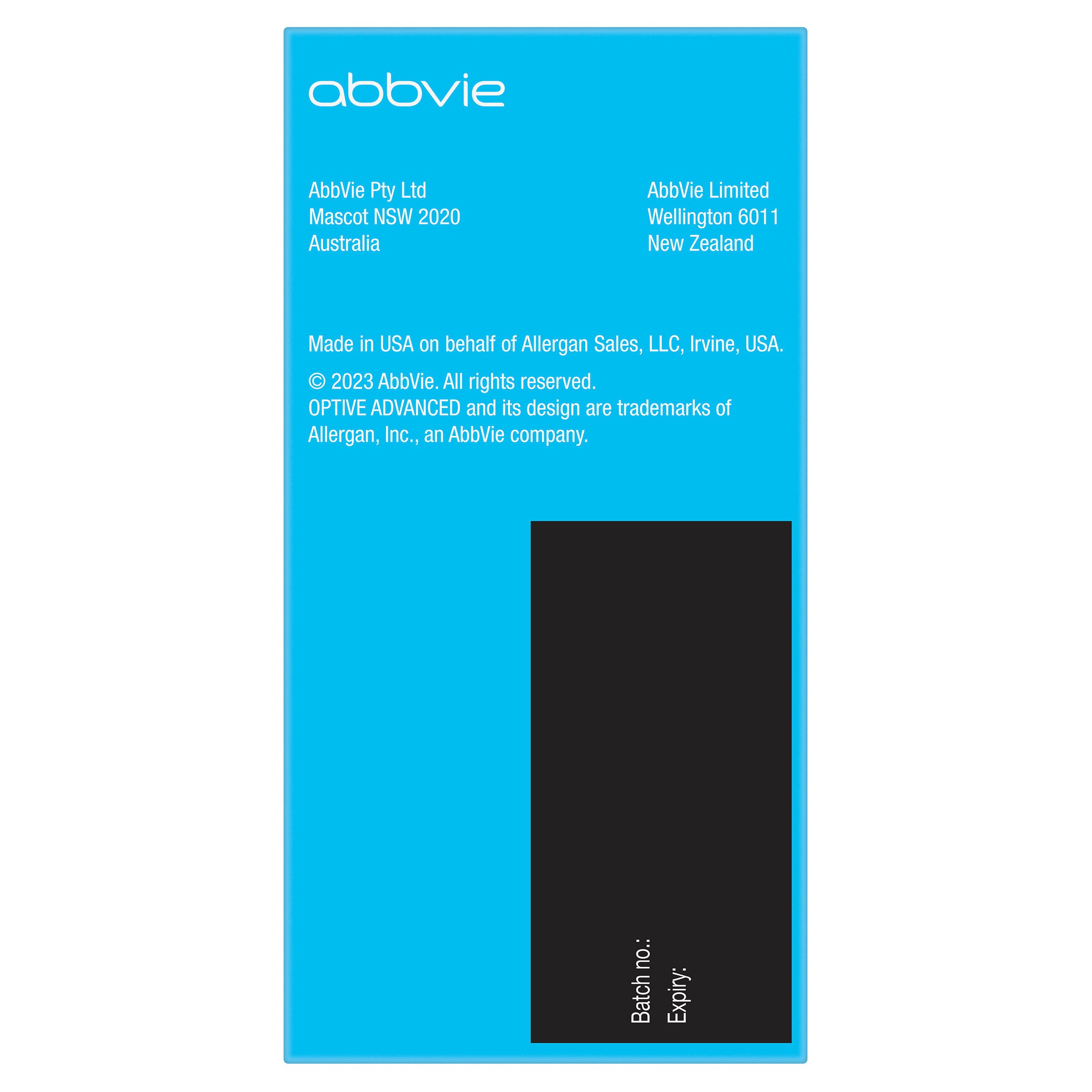 Optive Advanced Lubricant Eye Drops 0.4ml x 30 vials - Image 4