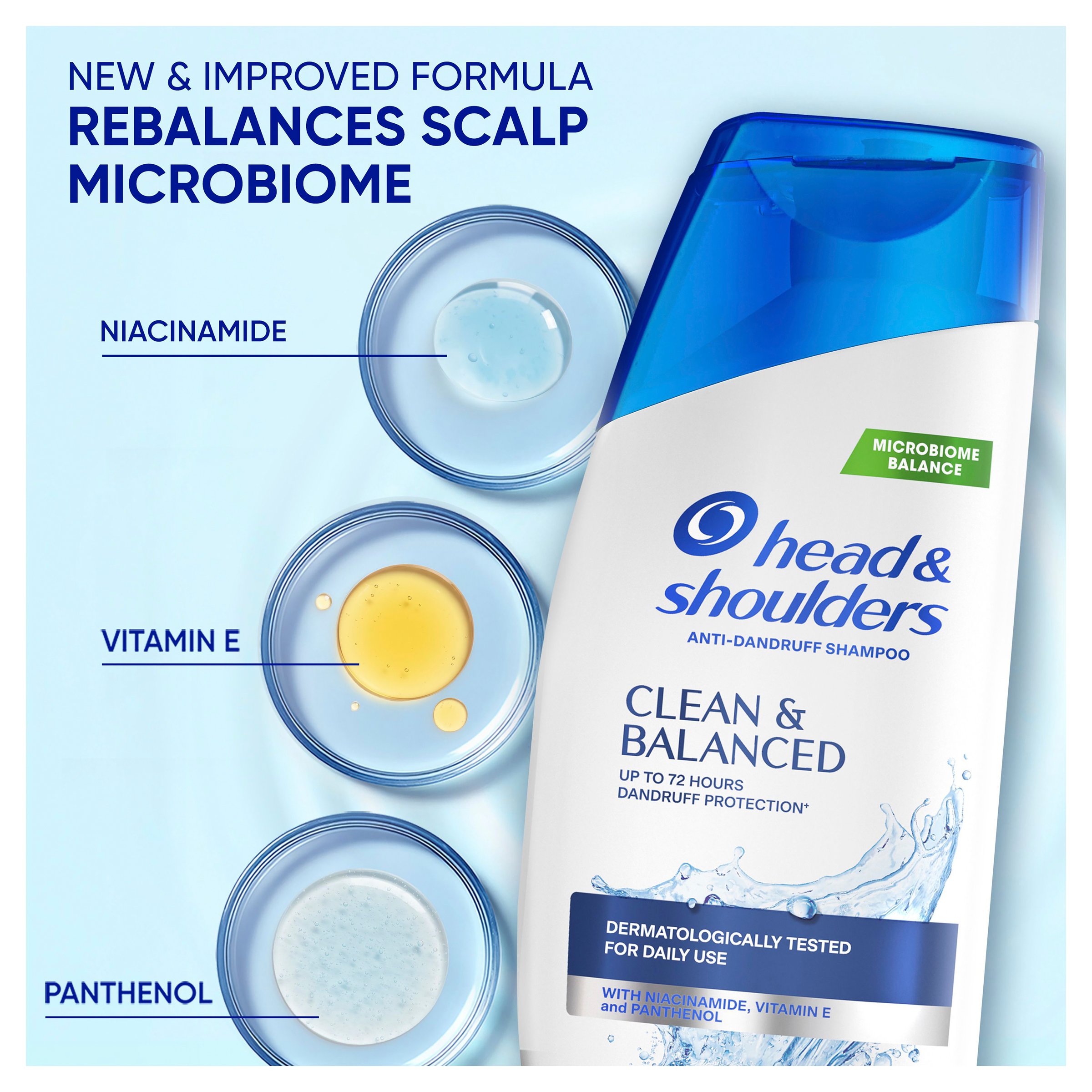 Head & Shoulders Clean & Balanced Shampoo 80ml - Image 6