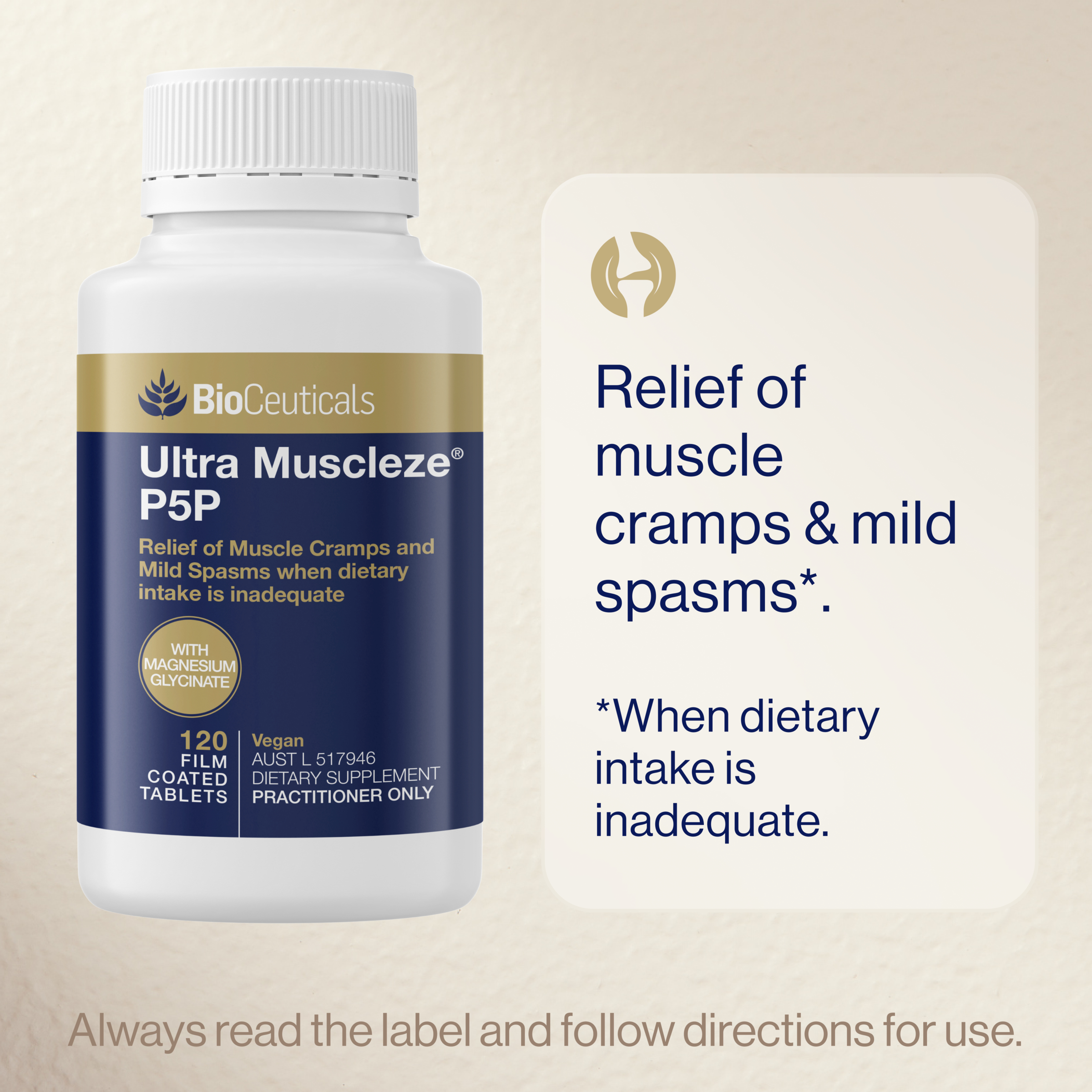 BioCeuticals Ultra Muscleze P5P - 120 tablets - Image 6
