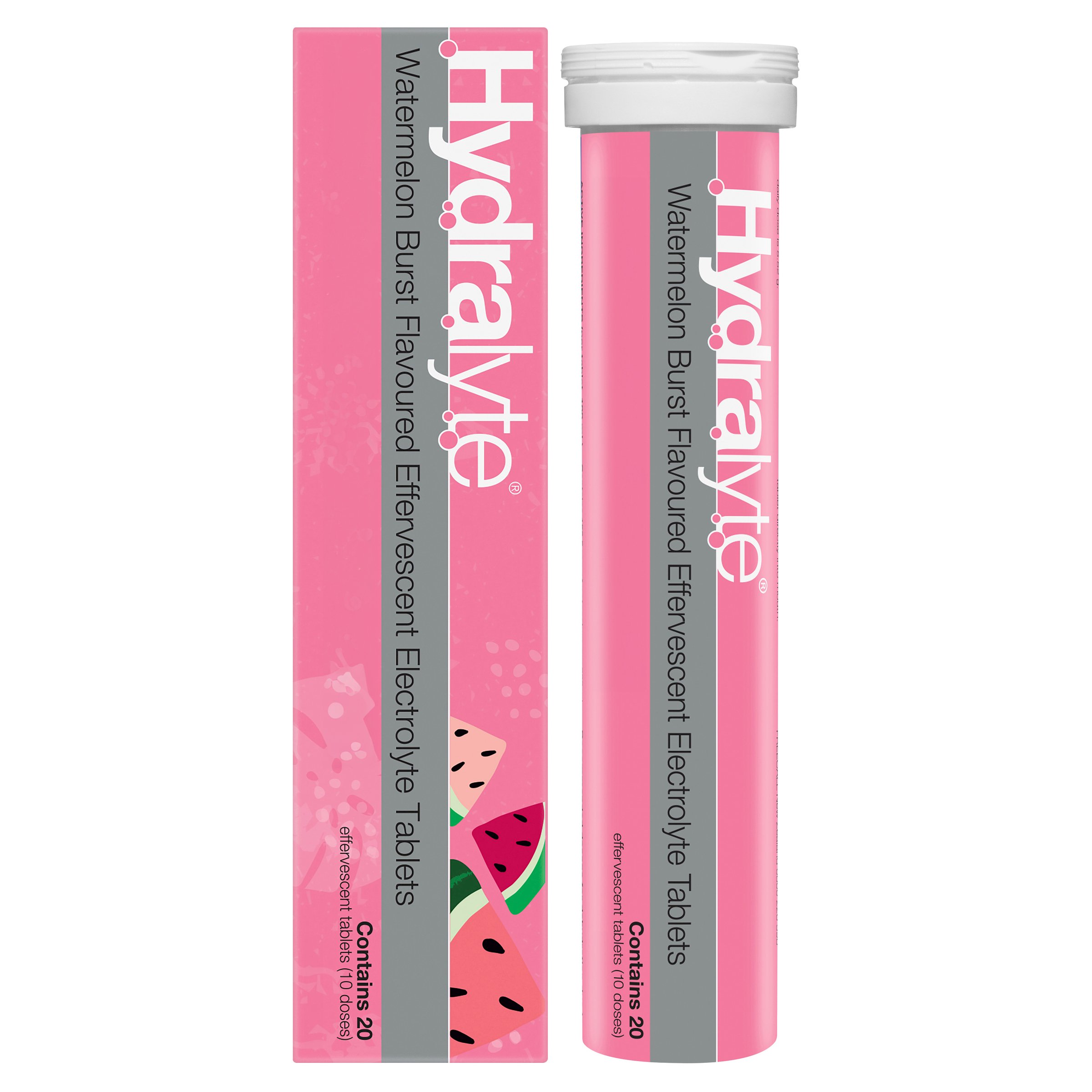 Hydralyte Effervescent Watermelon Burst 20 tablets - Image 7