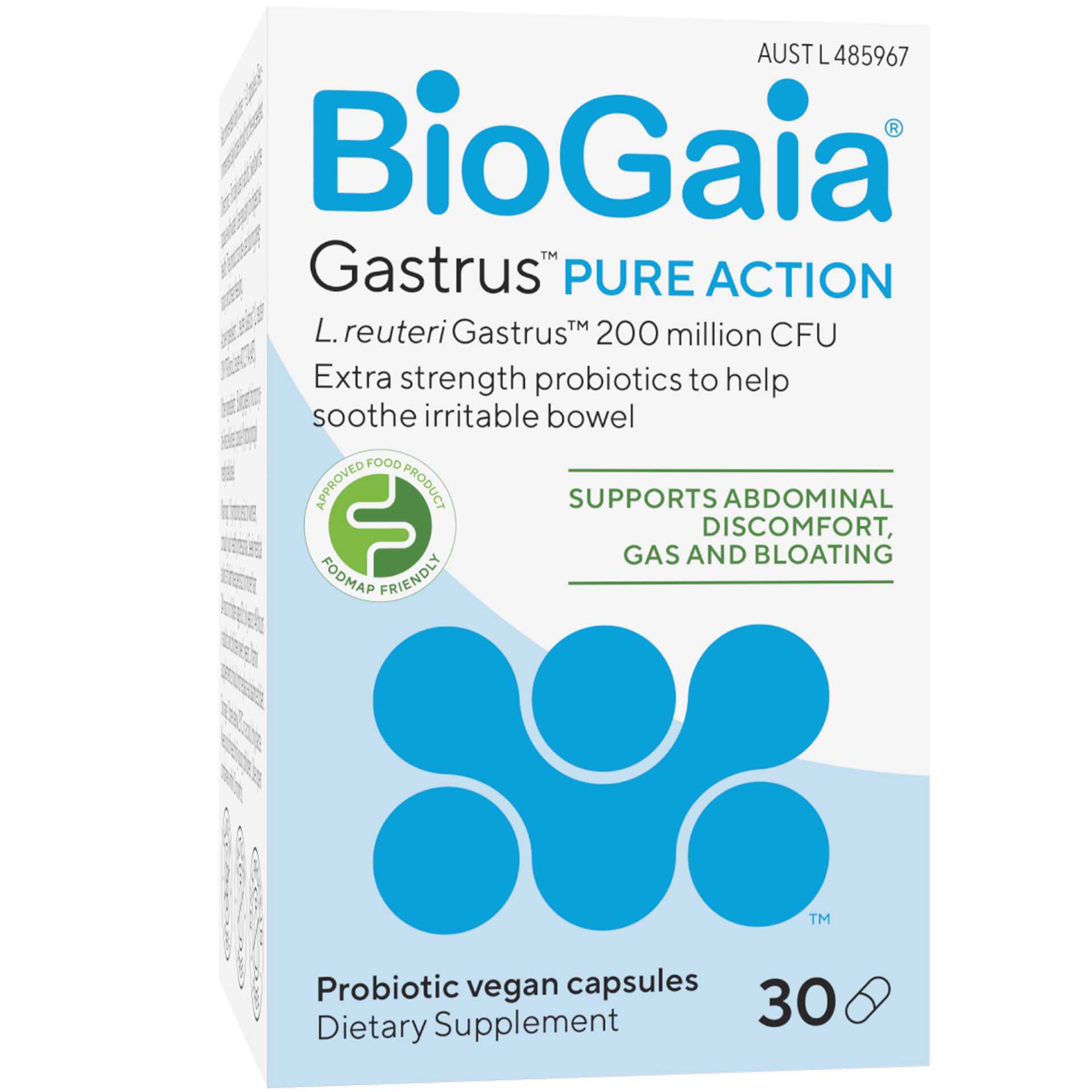 BioGaia Gastrus Pure Capsules 30 Pack - Image 8