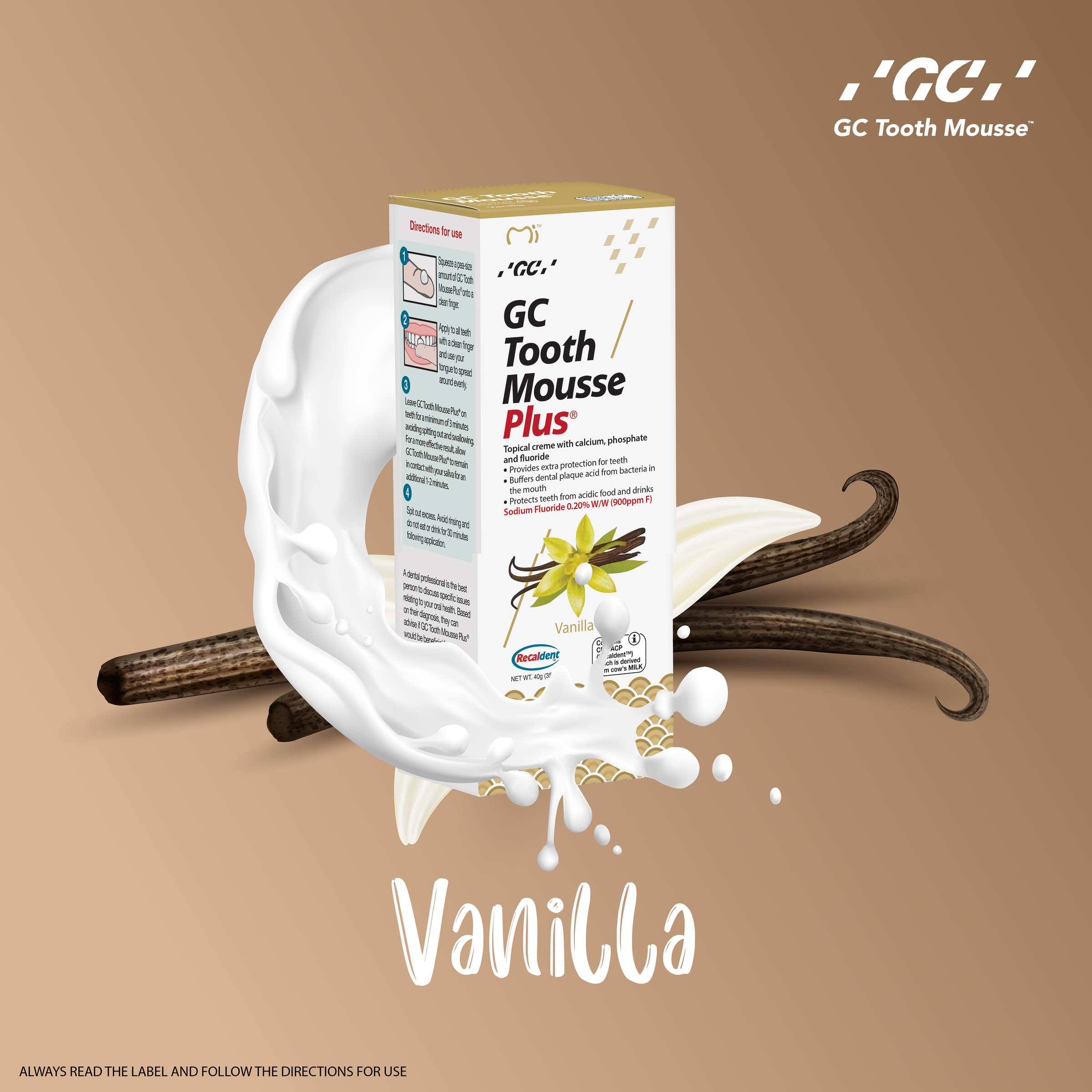GC Tooth Mousse Plus Vanilla 40g - Image 6