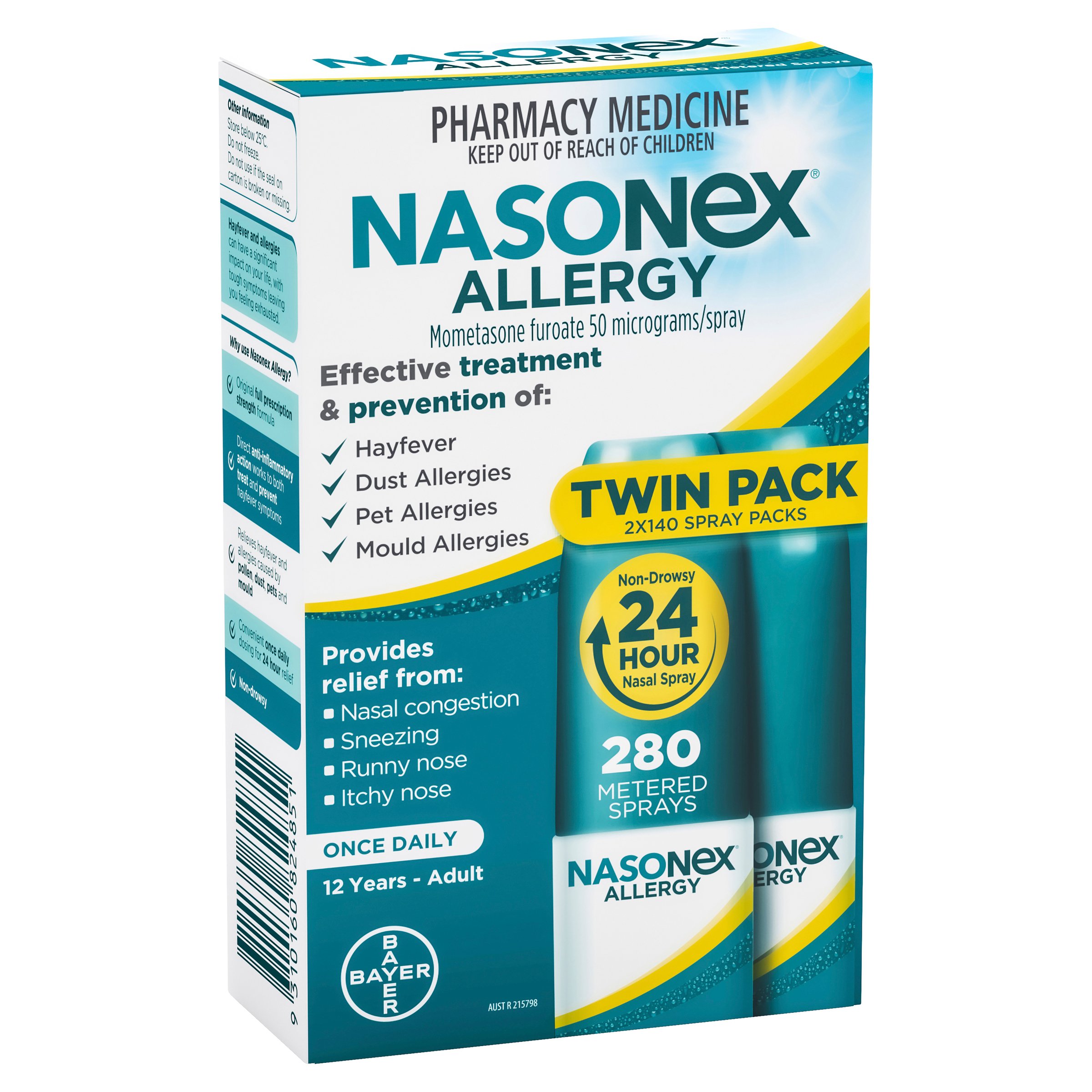 Nasonex Allergy Spray 140 Doses 2 pack - Image 11
