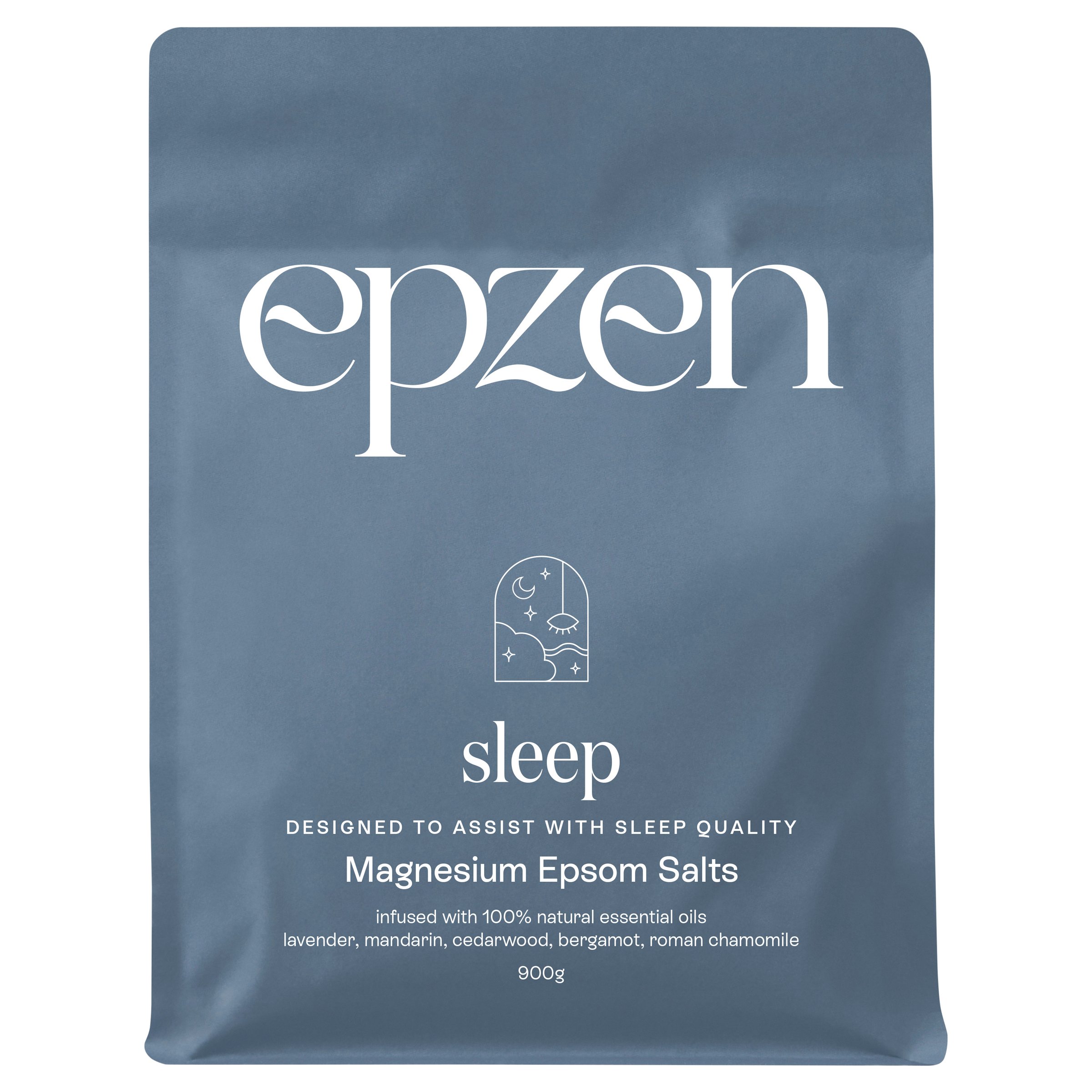 EpZen Magnesium Bath Crystals Sleep 900g - Image 1