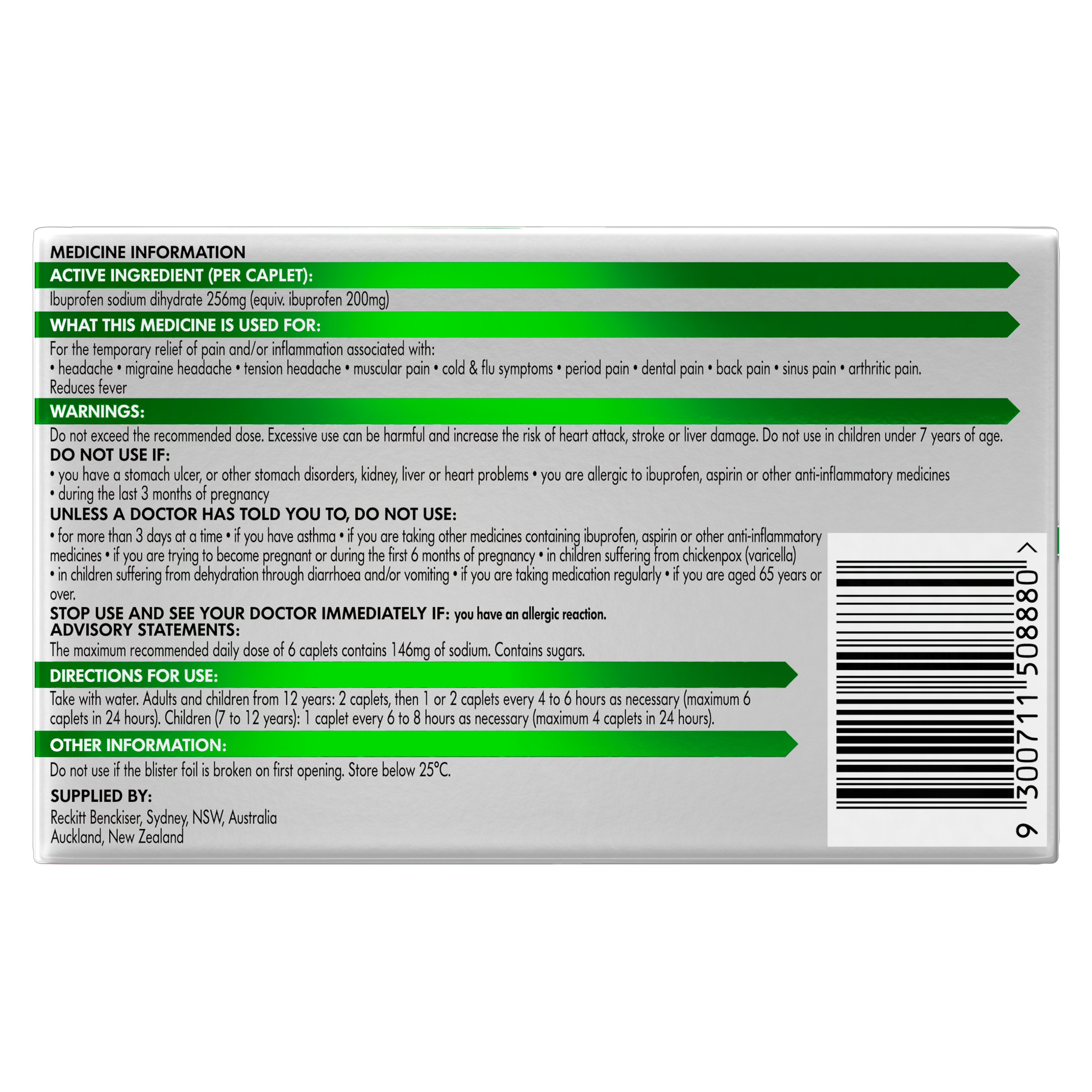 Nurofen Zavance 96 caplets - Image 2