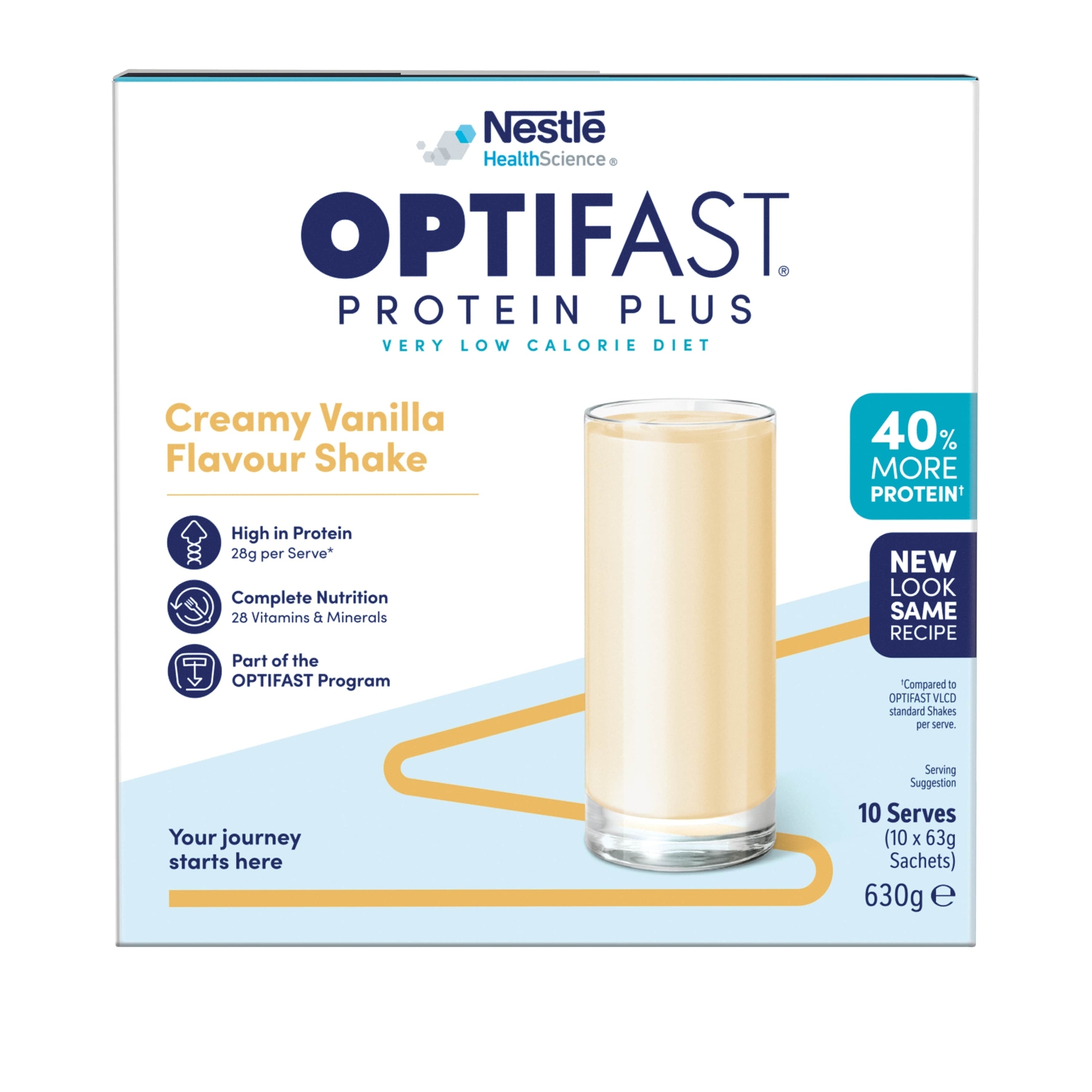 Optifast Protein Plus Shake Vanilla 10 pack - Image 3
