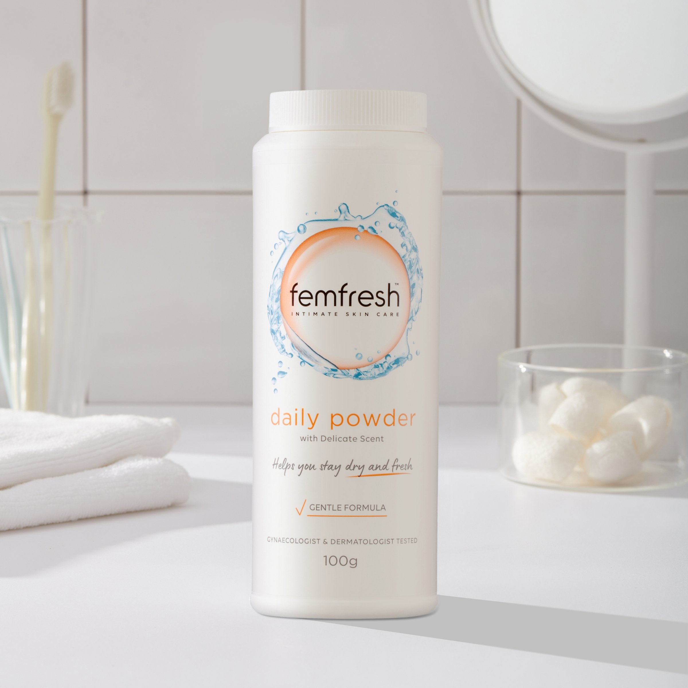 Femfresh Intimate Hygiene Powder Talc Free 100g - Image 6
