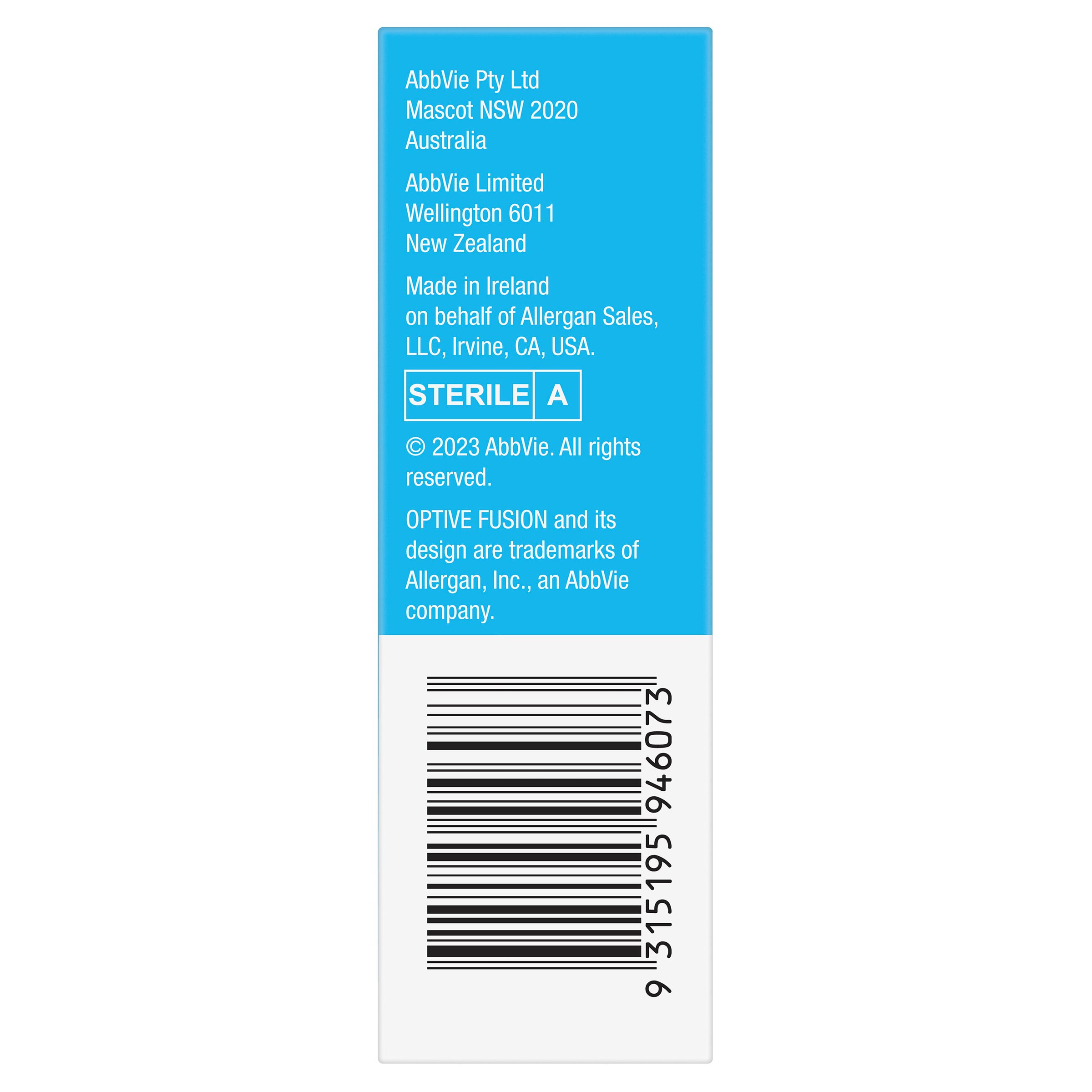 Optive Fusion Eye Drops 10ml - Image 3