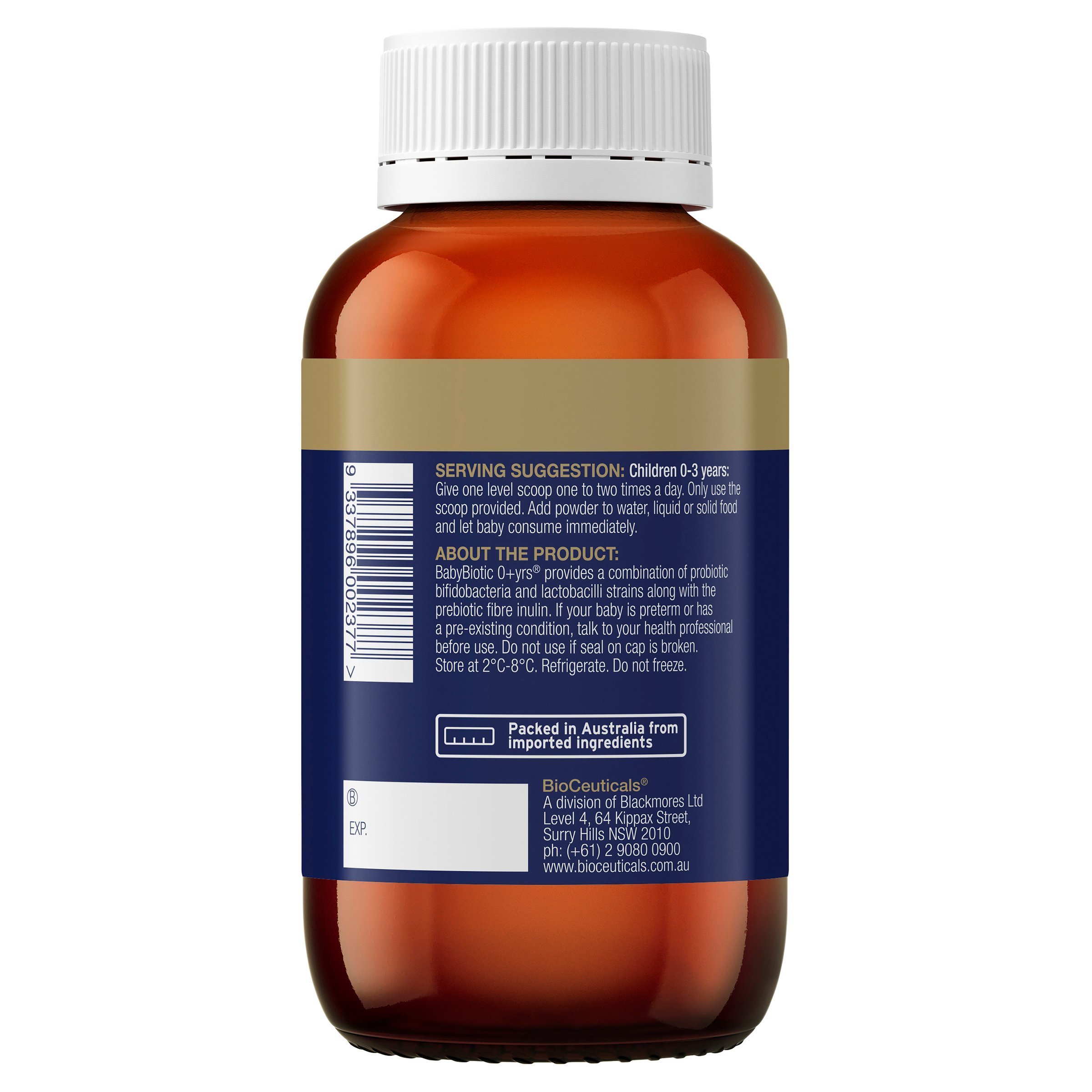 BioCeuticals BabyBiotic 0+Years 100g - Image 3