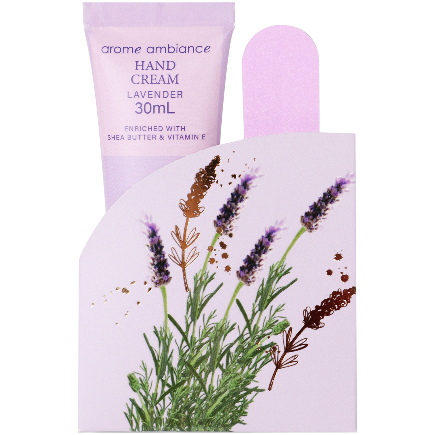 Arome Ambiance Floral Glimmer Hands On The Go Lavender 2 piece