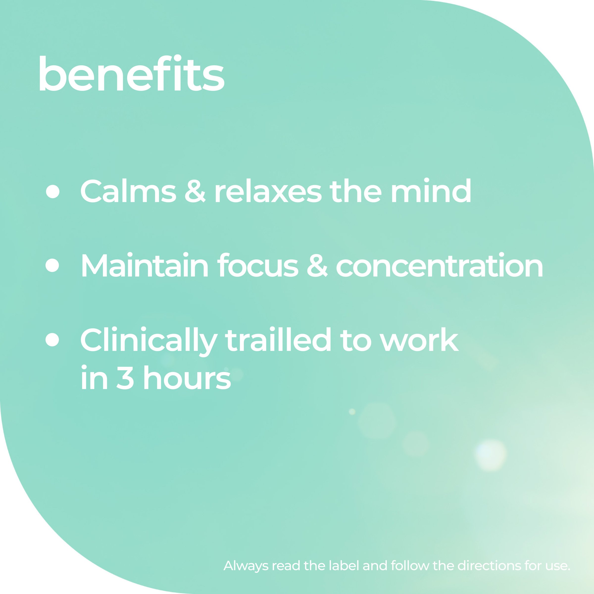 Nature's Way High Strength Adult Vita Gummies Calm & Focus L-Theanine 50 pastilles - Image 5